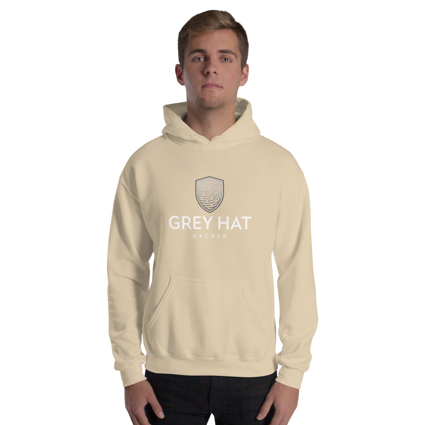 Grey Hat Hacker - Unisex Hoodie by DarkByteGear