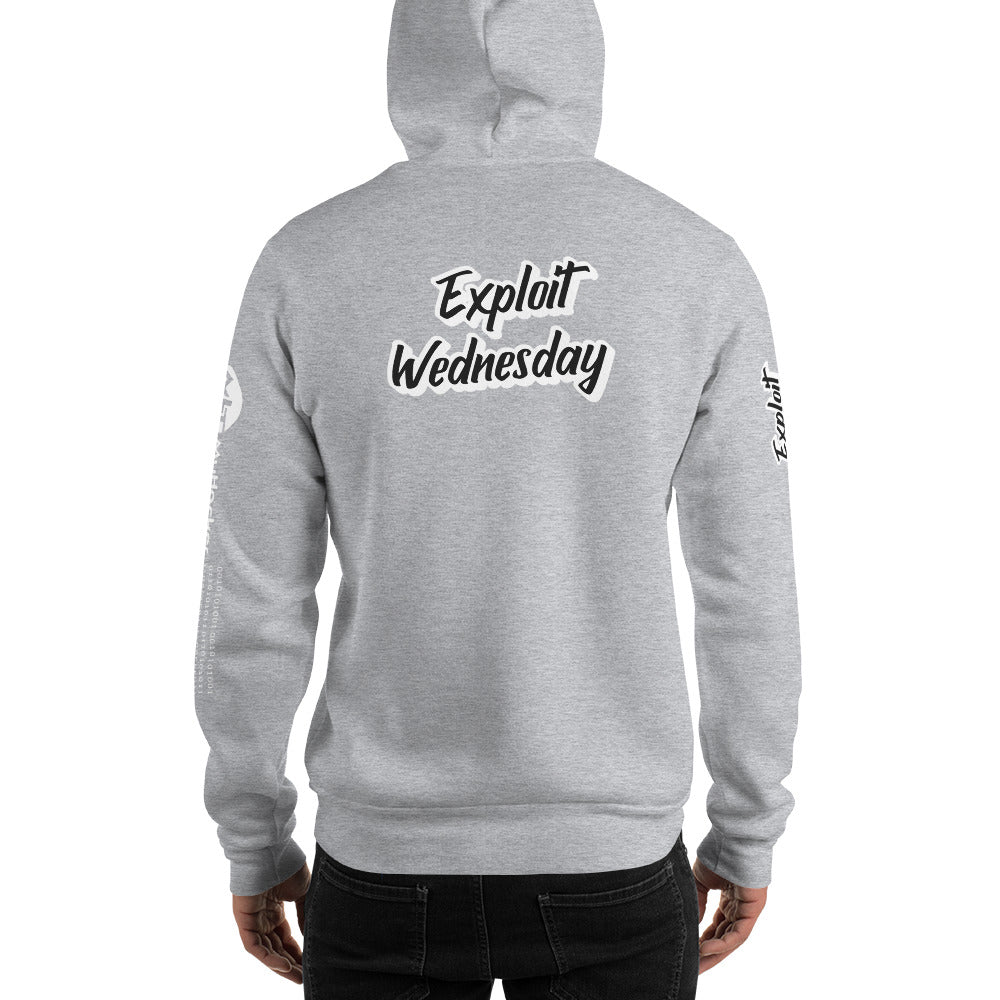 Exploit Wednesday - Unisex Hoodie (all sides print) by DarkByteGear