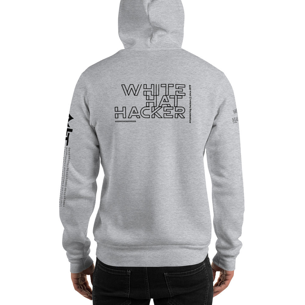 White Hat Hacker - Unisex Hoodie (all sides print ) by DarkByteGear