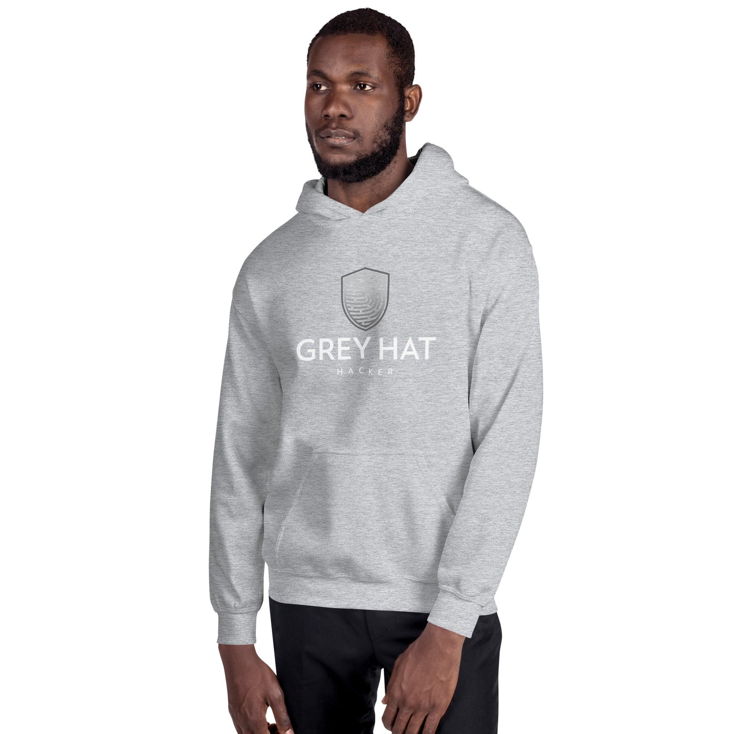 Grey Hat Hacker - Unisex Hoodie by DarkByteGear