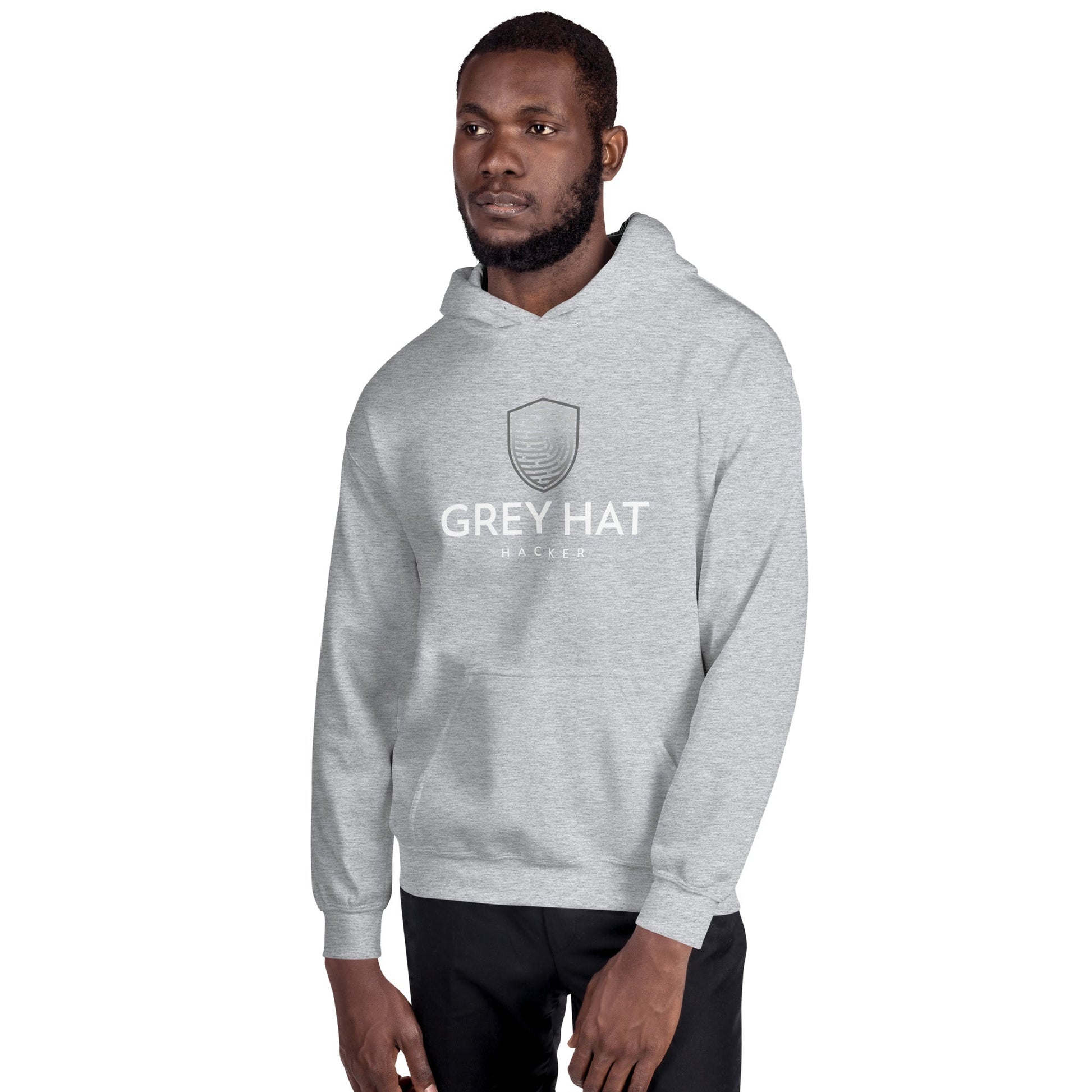 Grey Hat Hacker - Unisex Hoodie by DarkByteGear
