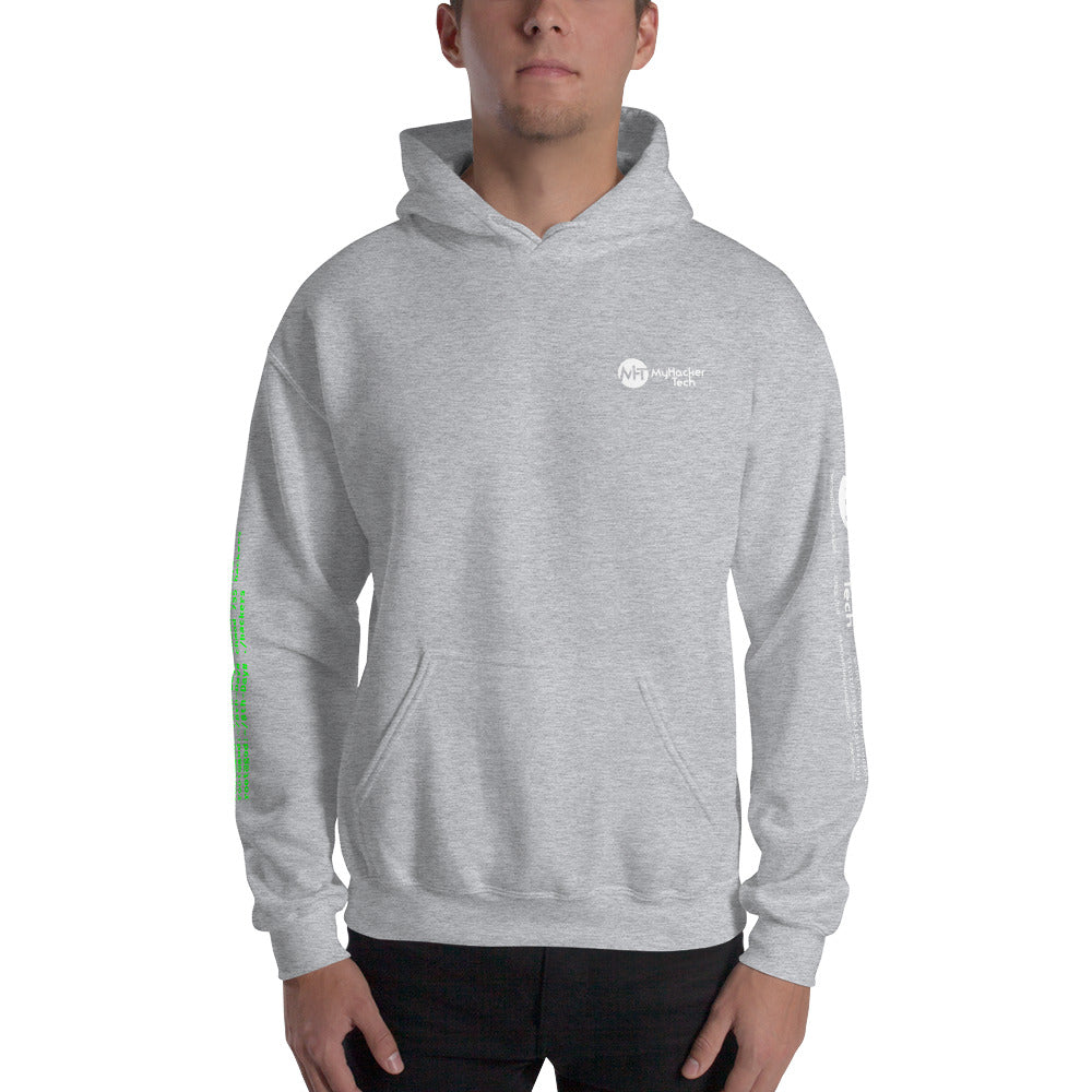 On the 8th day God created hackers - Unisex Hoodie (all side print) by DarkByteGear