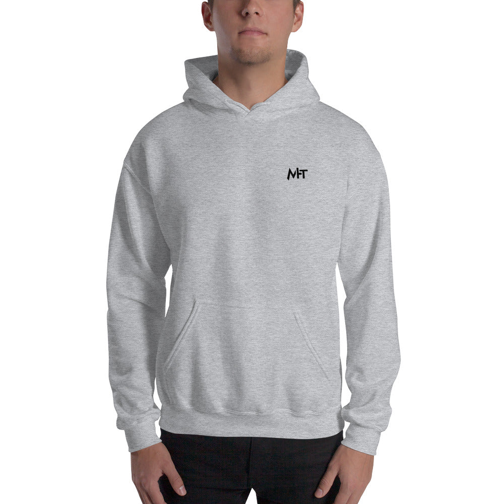 White Hat Hacker - Unisex Hoodie (back print) by DarkByteGear