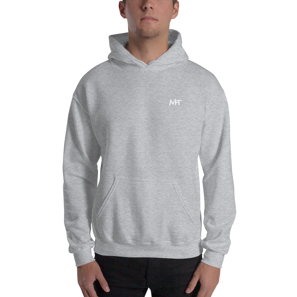 Hack this - Unisex Hoodie (back print) by DarkByteGear