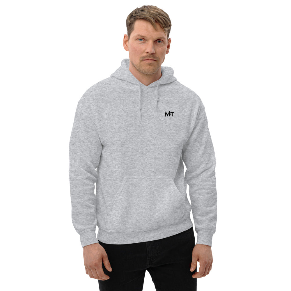 Hack this - Unisex Hoodie (back print) by DarkByteGear