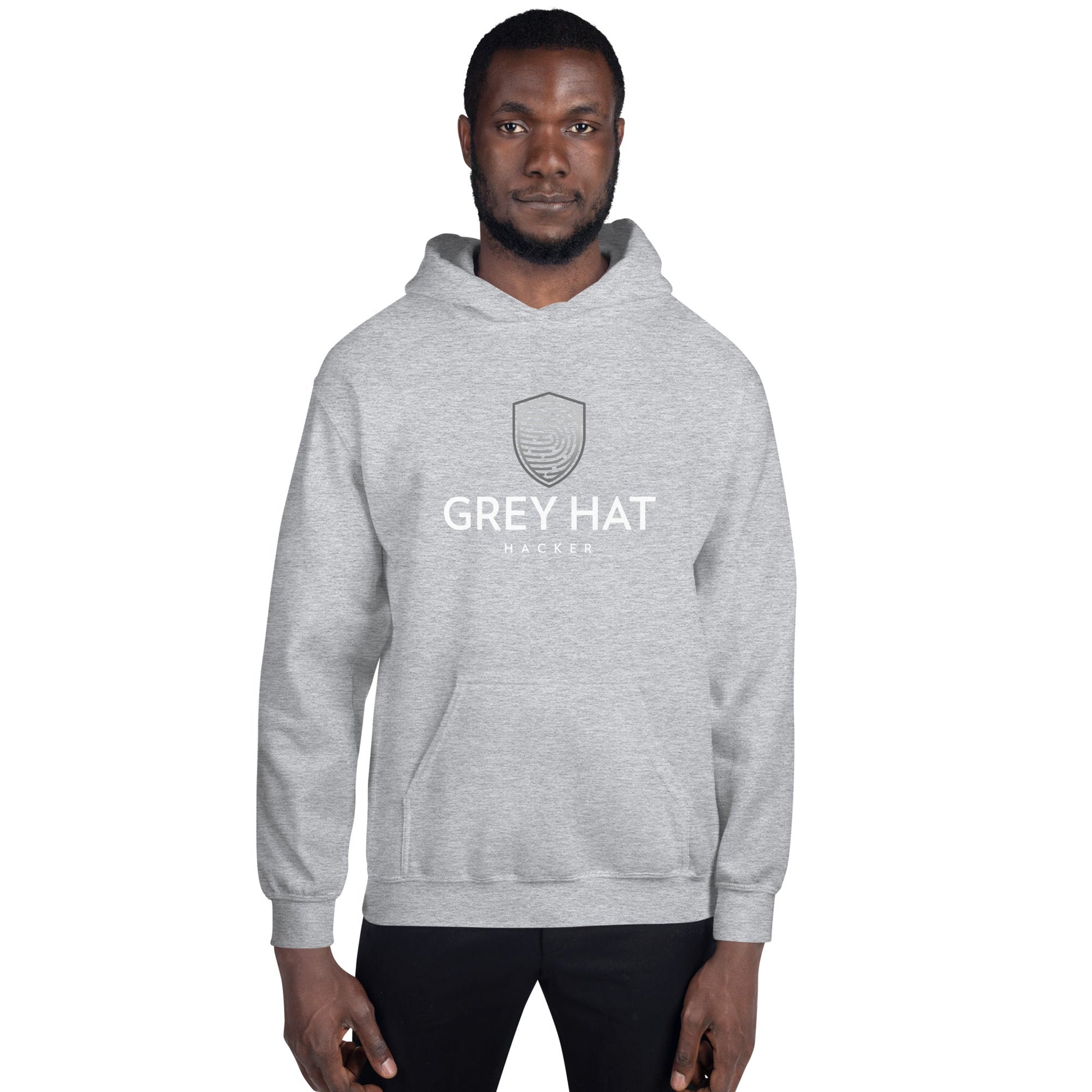 Grey Hat Hacker - Unisex Hoodie by DarkByteGear