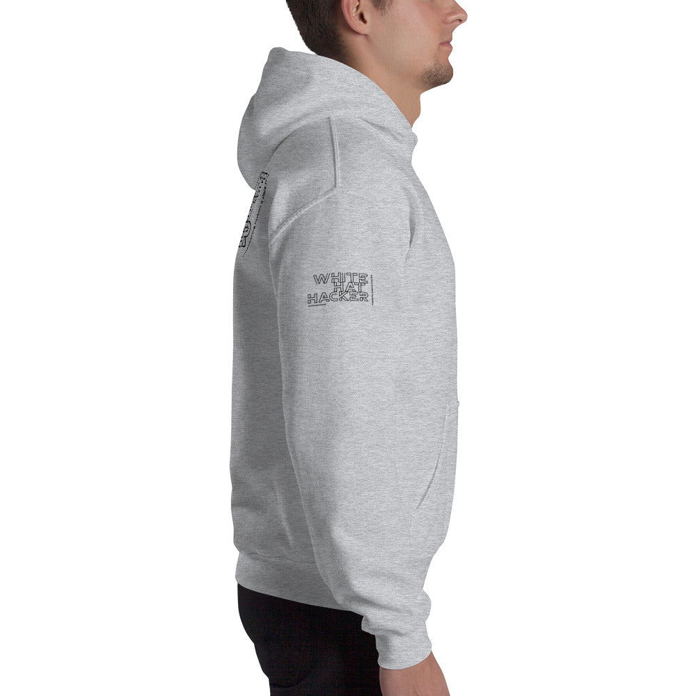 White Hat Hacker - Unisex Hoodie (all sides print ) by DarkByteGear