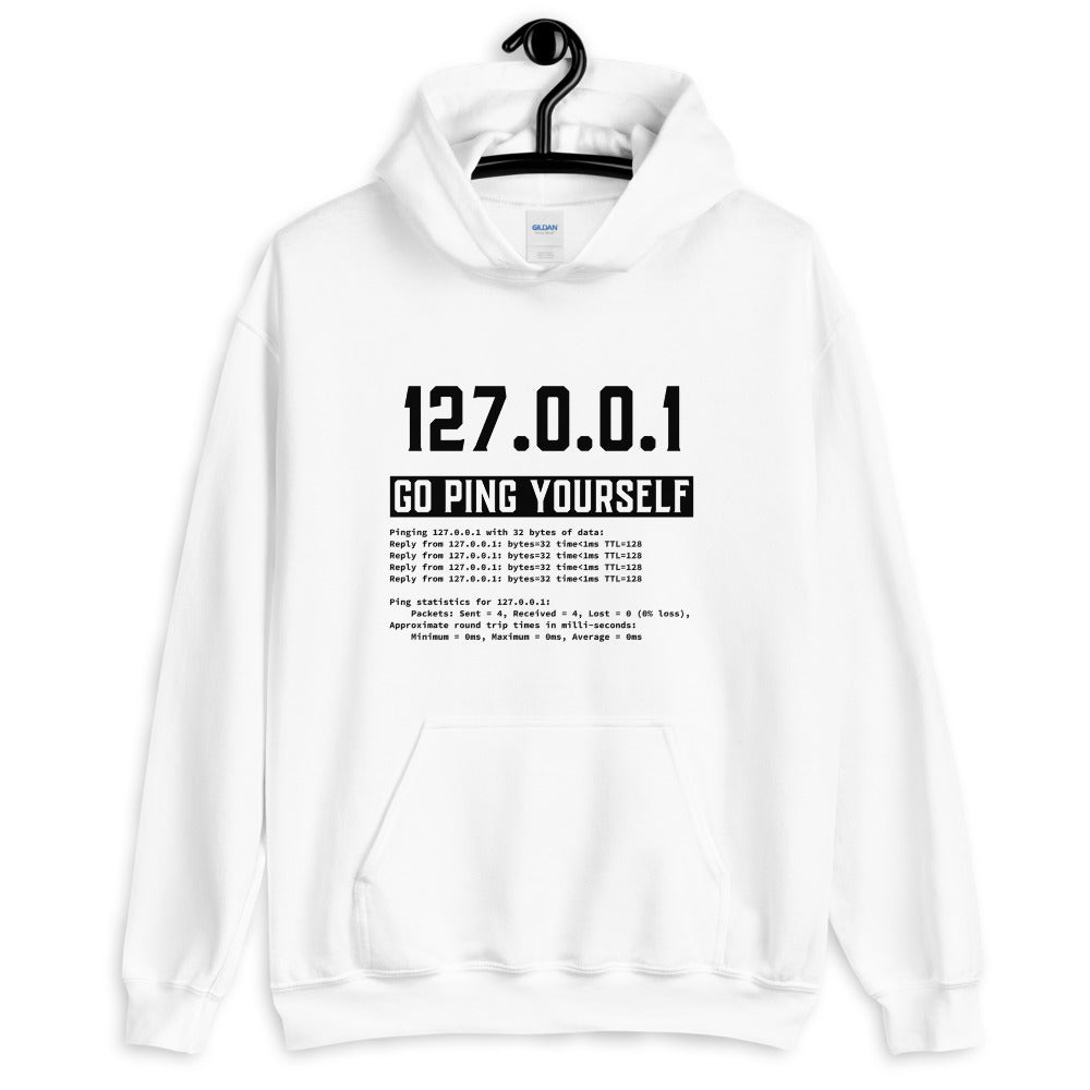 Go ping yourself - Unisex Hoodie by DarkByteGear