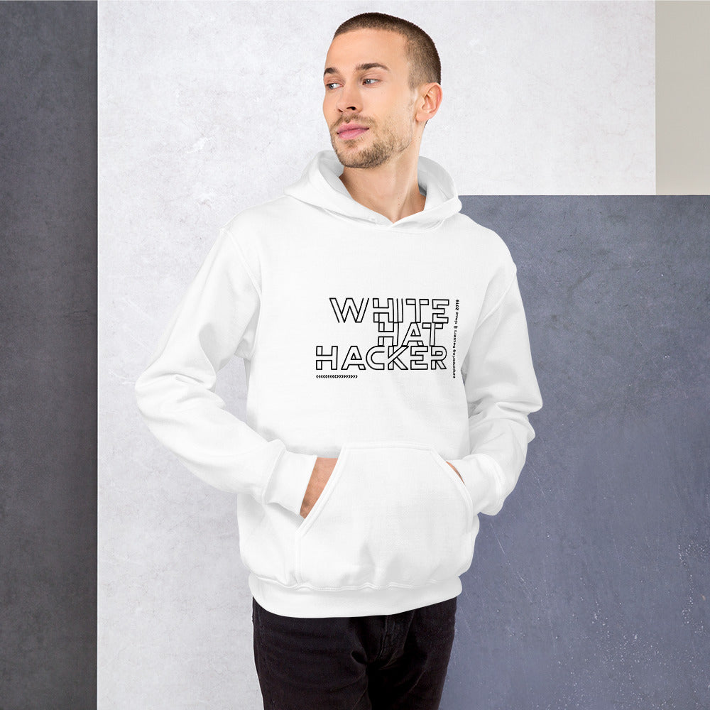 White Hat Hacker - Unisex Hoodie by DarkByteGear