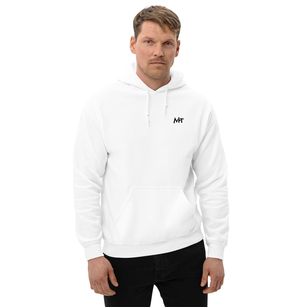 Hack this - Unisex Hoodie (back print) by DarkByteGear
