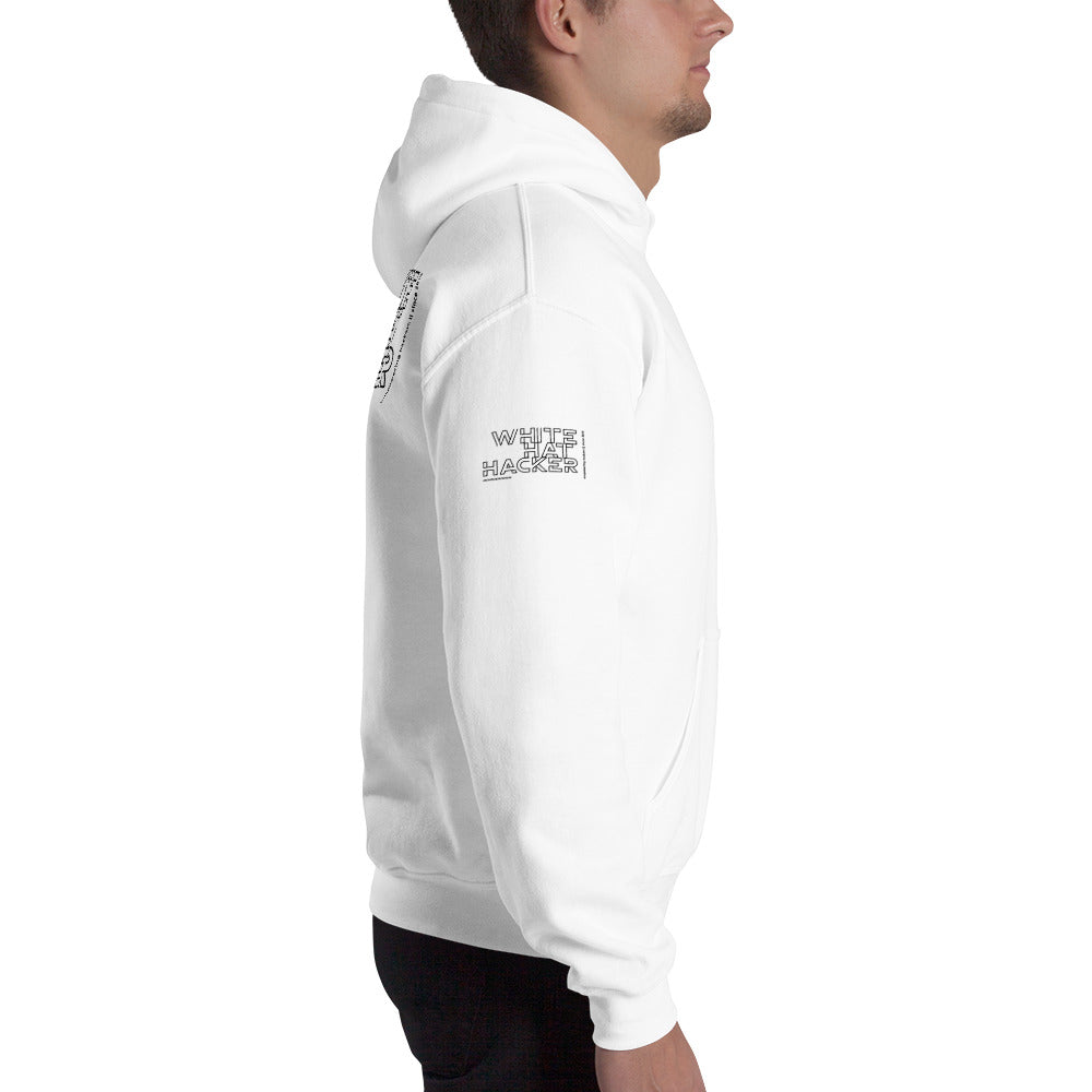 White Hat Hacker - Unisex Hoodie (all sides print ) by DarkByteGear