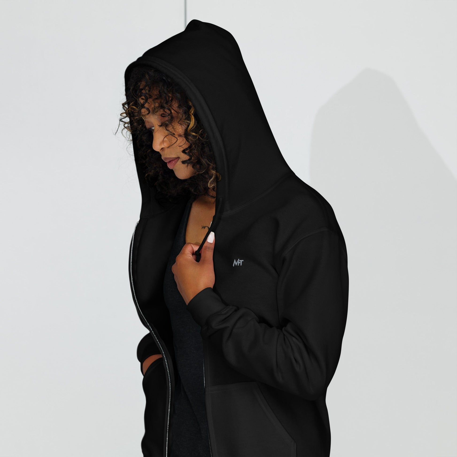 Athletes Empower Athletes - Unisex heavy blend zip hoodie by DarkByteGear