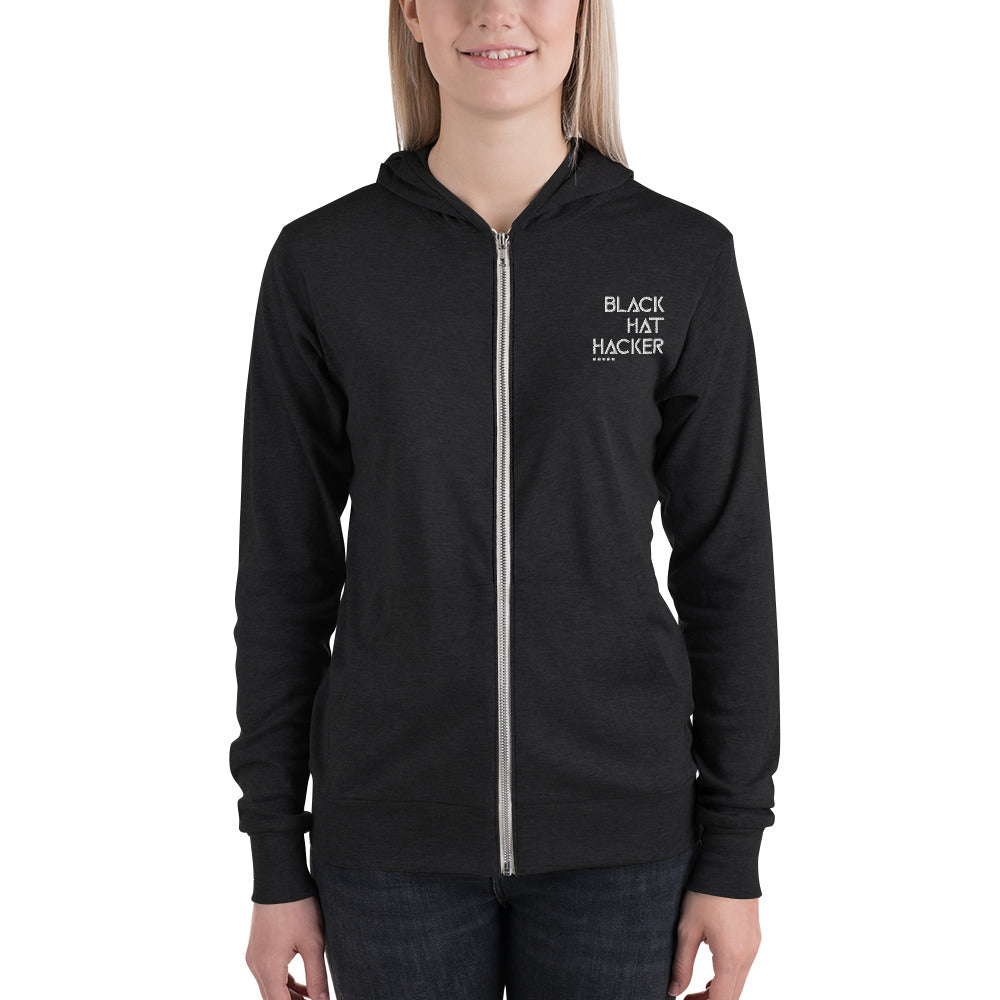 MHT - Unisex zip hoodie by DarkByteGear