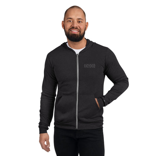 Athletes Empower Athletes - Unisex zip hoodie by DarkByteGear