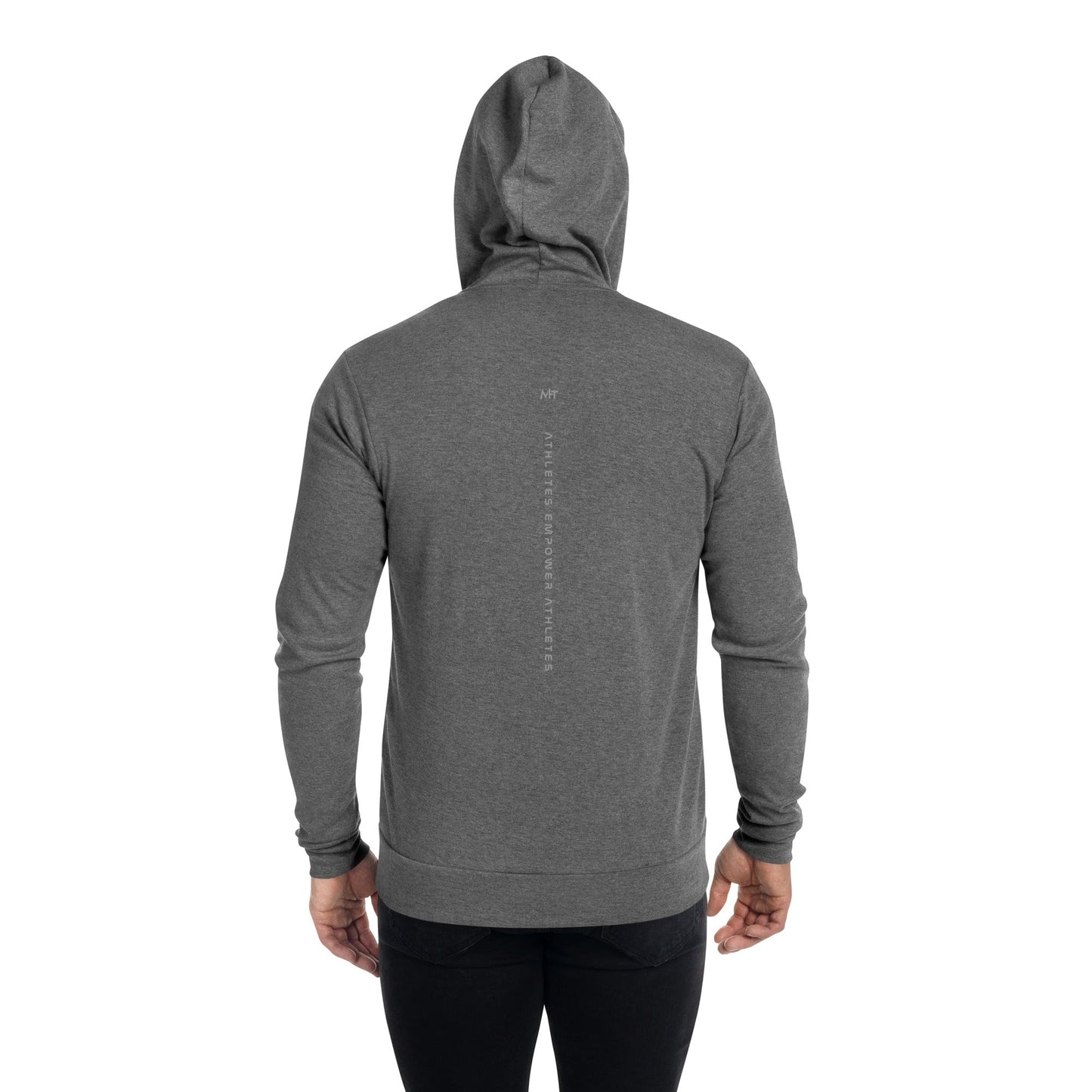Athletes Empower Athletes - Unisex zip hoodie by DarkByteGear