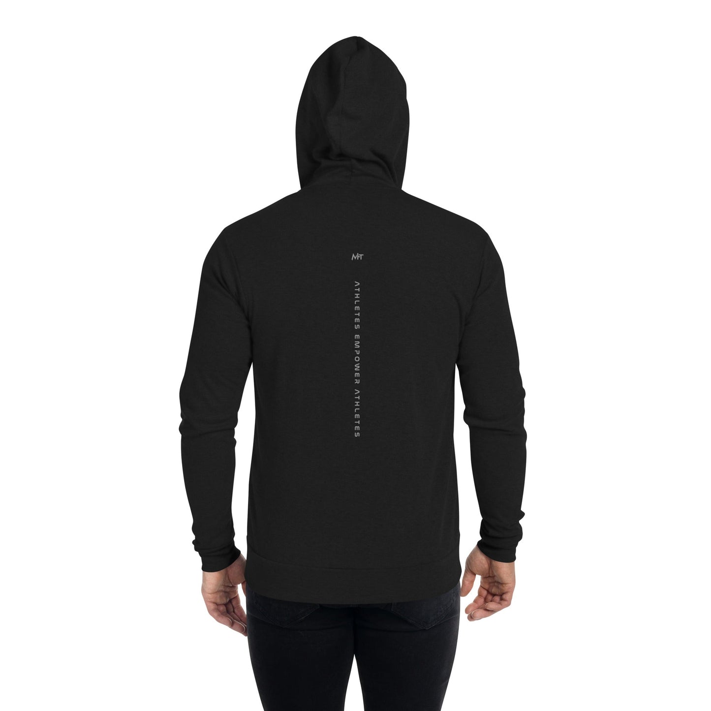 Athletes Empower Athletes - Unisex zip hoodie by DarkByteGear