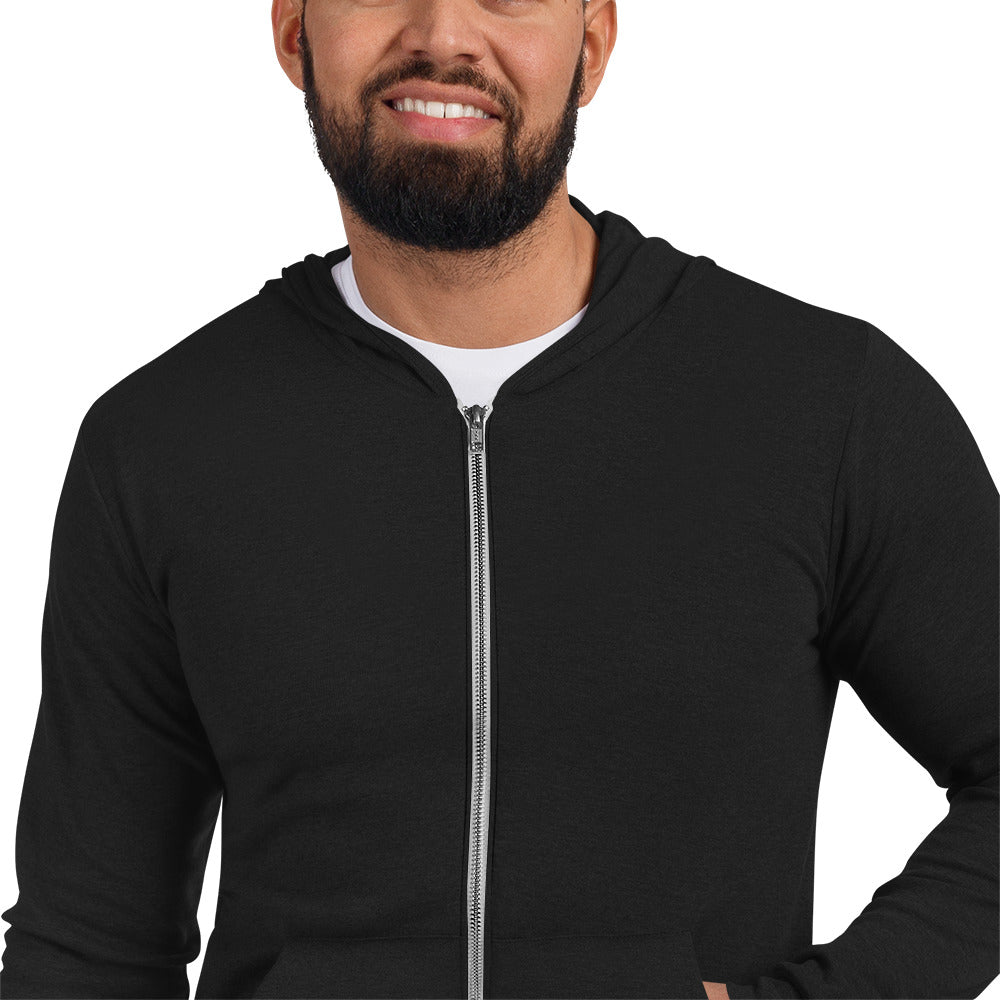 Athletes Empower Athletes - Unisex zip hoodie by DarkByteGear