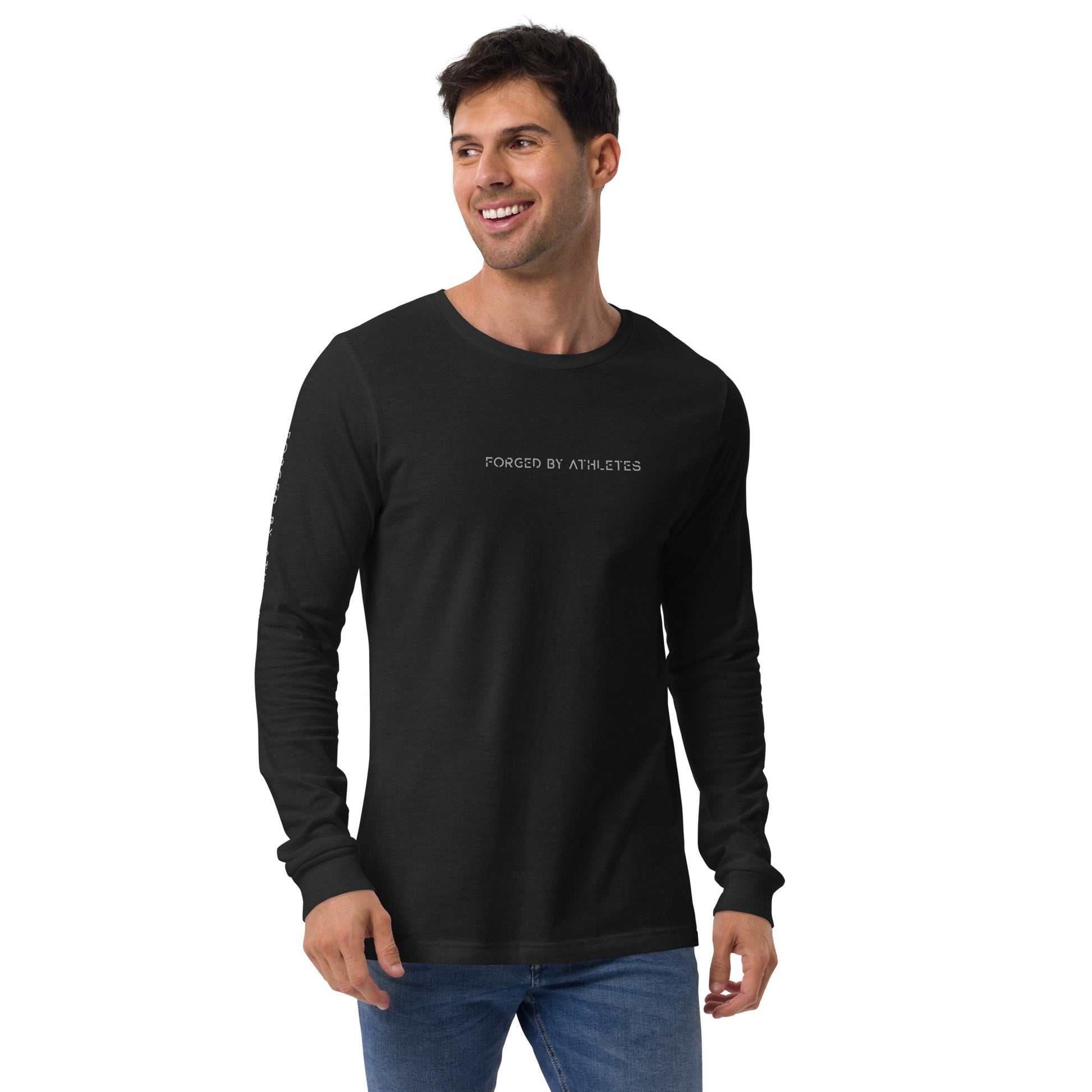 Forged by Athletes - Unisex Long Sleeve Tee by DarkByteGear