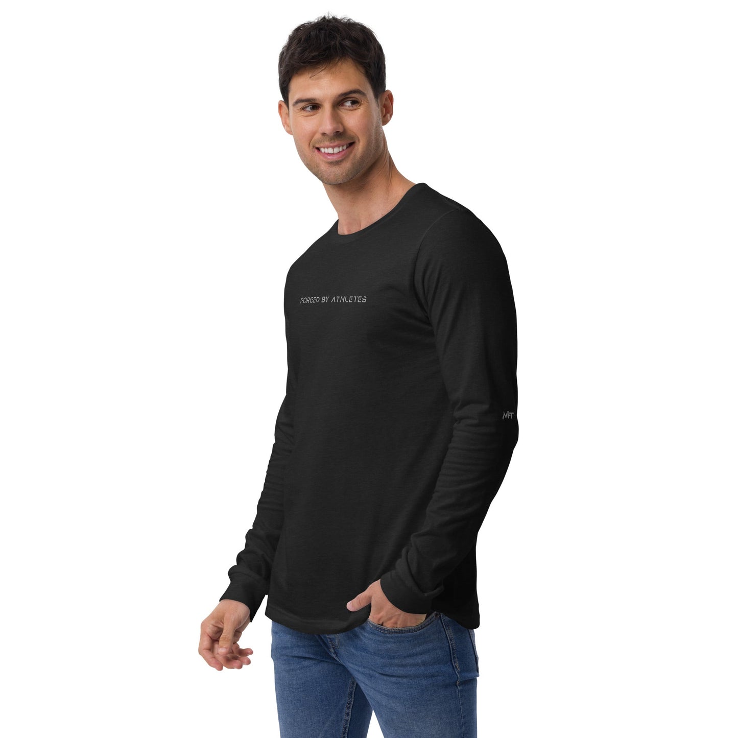 Forged by Athletes - Unisex Long Sleeve Tee by DarkByteGear