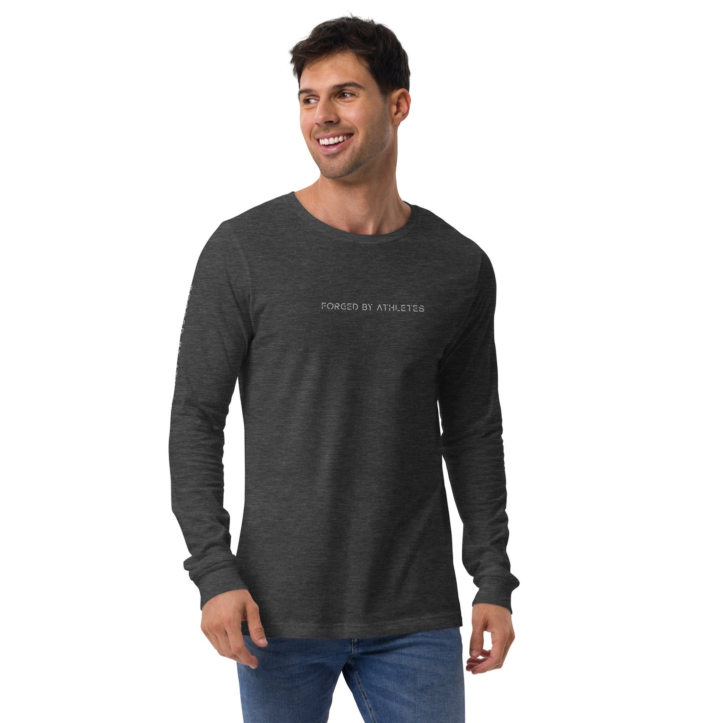 Forged by Athletes - Unisex Long Sleeve Tee by DarkByteGear