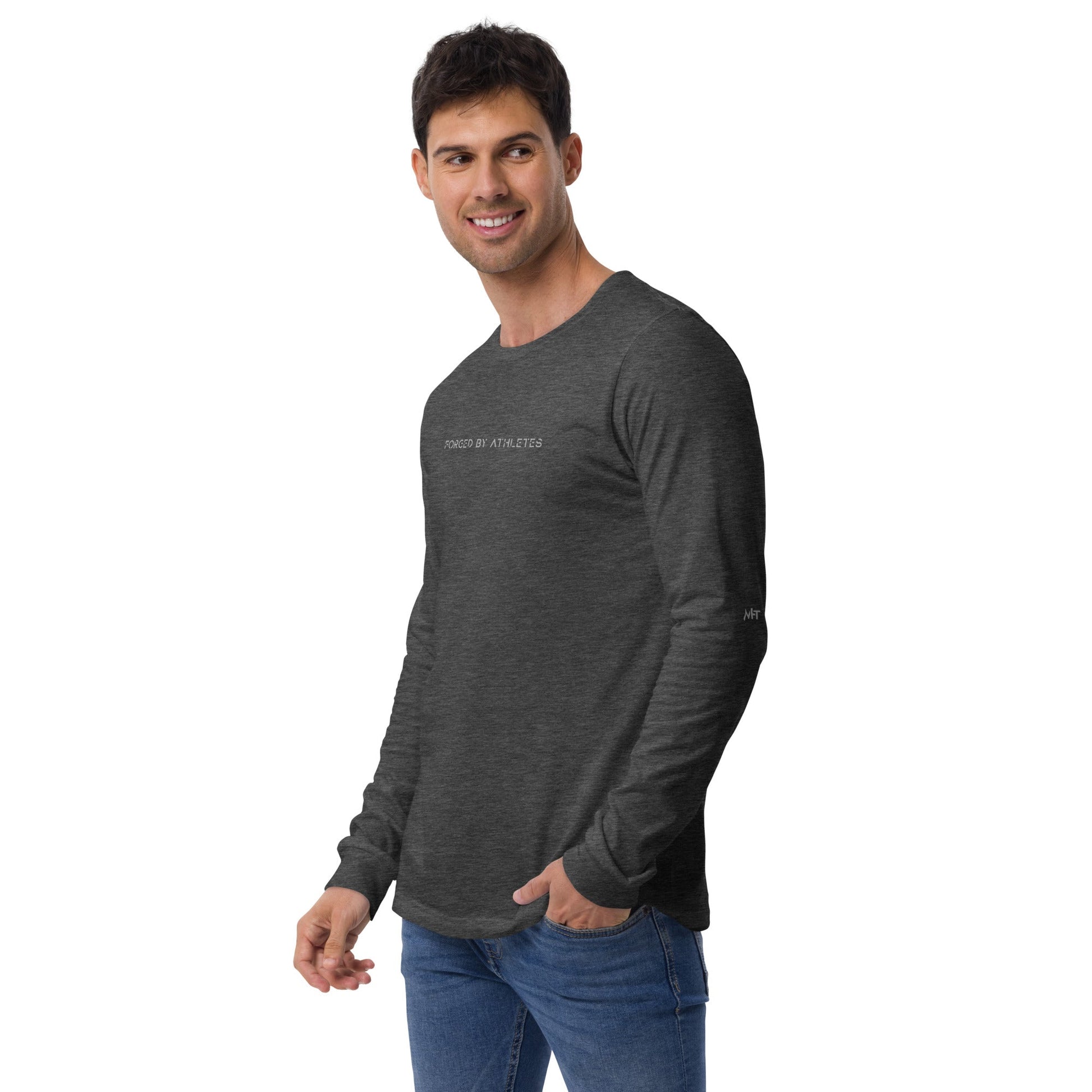 Forged by Athletes - Unisex Long Sleeve Tee by DarkByteGear