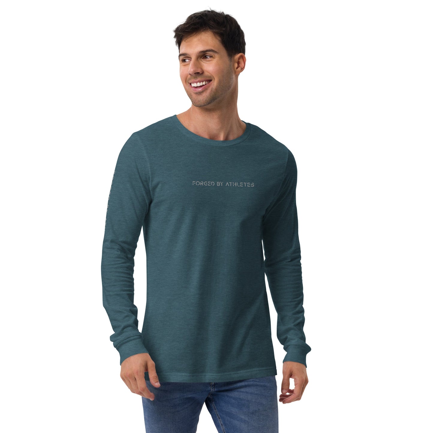 Forged by Athletes - Unisex Long Sleeve Tee by DarkByteGear