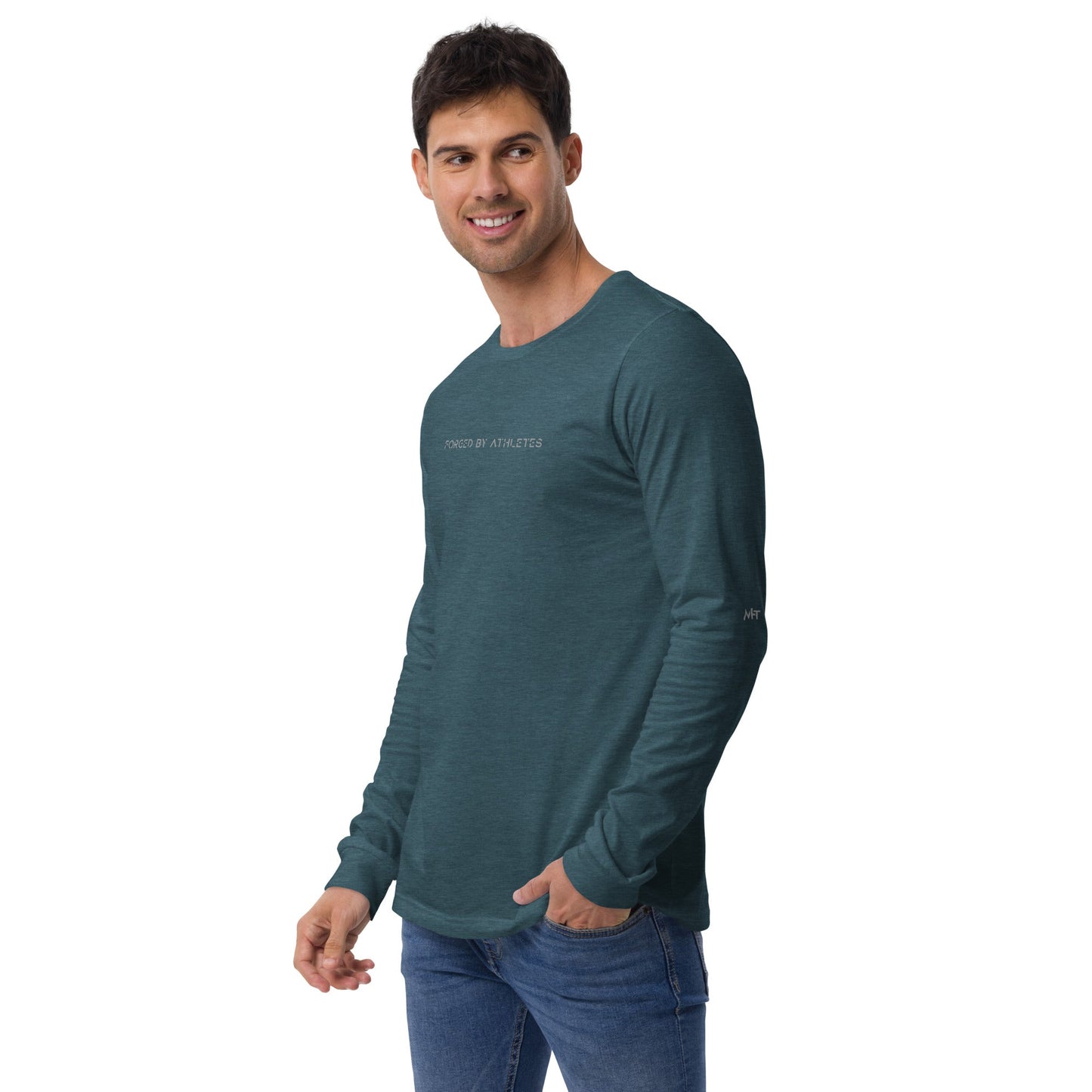 Forged by Athletes - Unisex Long Sleeve Tee by DarkByteGear