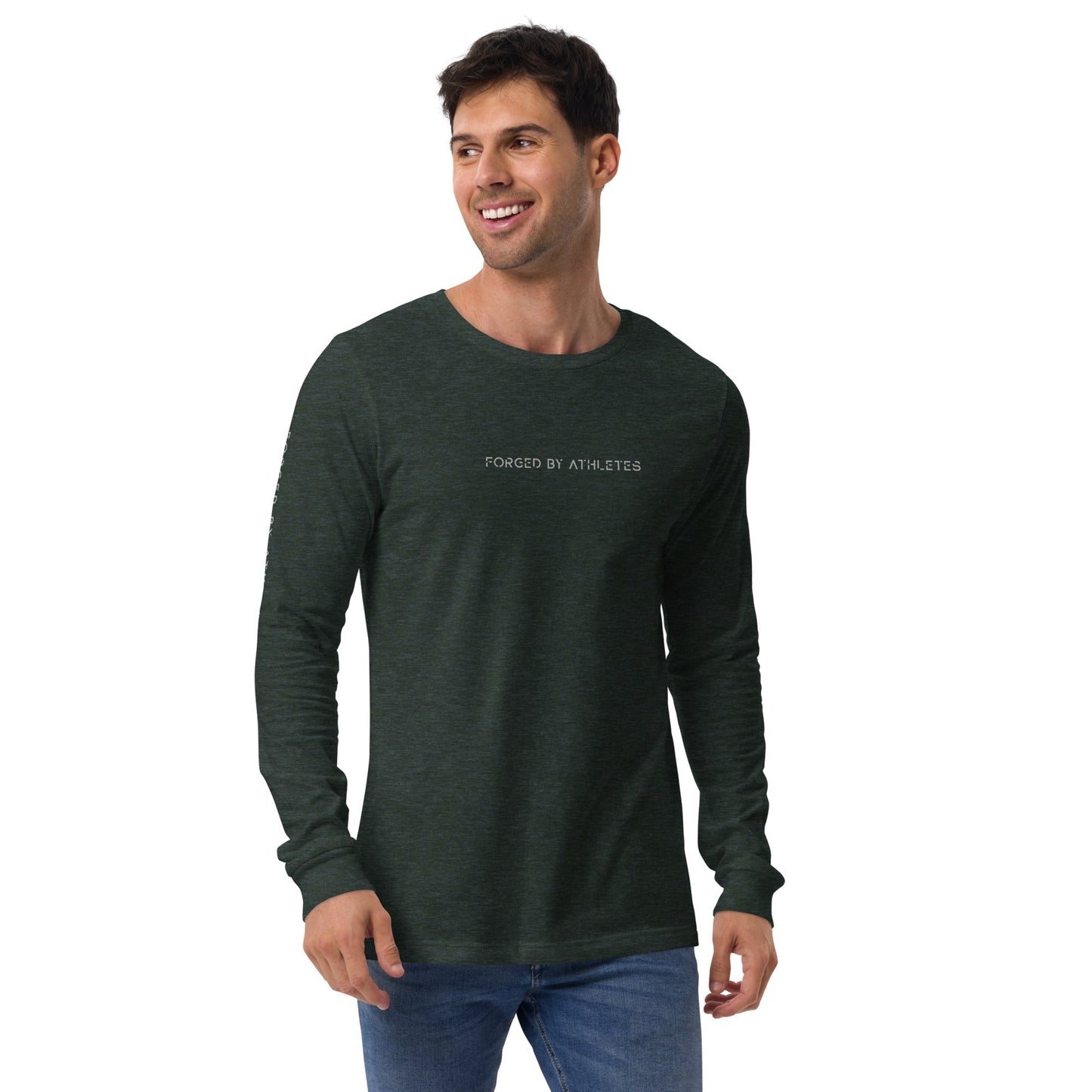 Forged by Athletes - Unisex Long Sleeve Tee by DarkByteGear