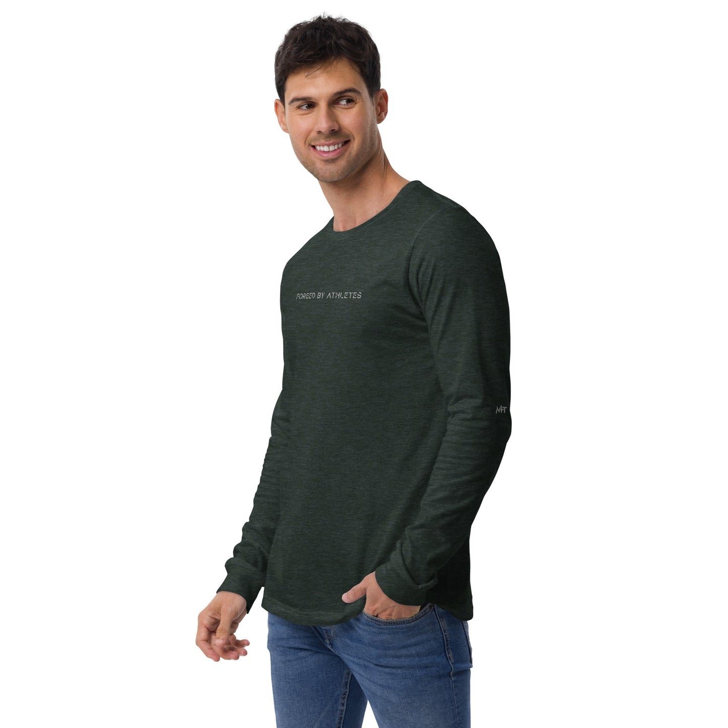 Forged by Athletes - Unisex Long Sleeve Tee by DarkByteGear