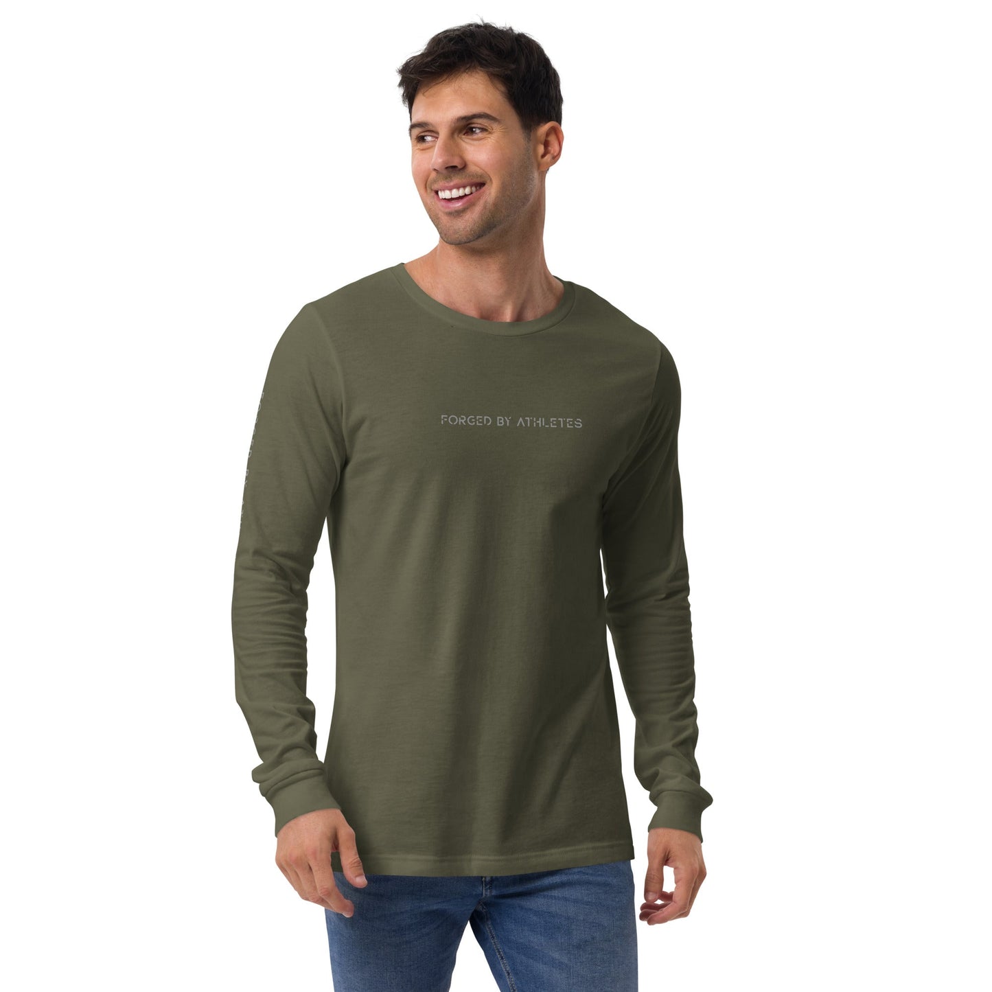 Forged by Athletes - Unisex Long Sleeve Tee by DarkByteGear