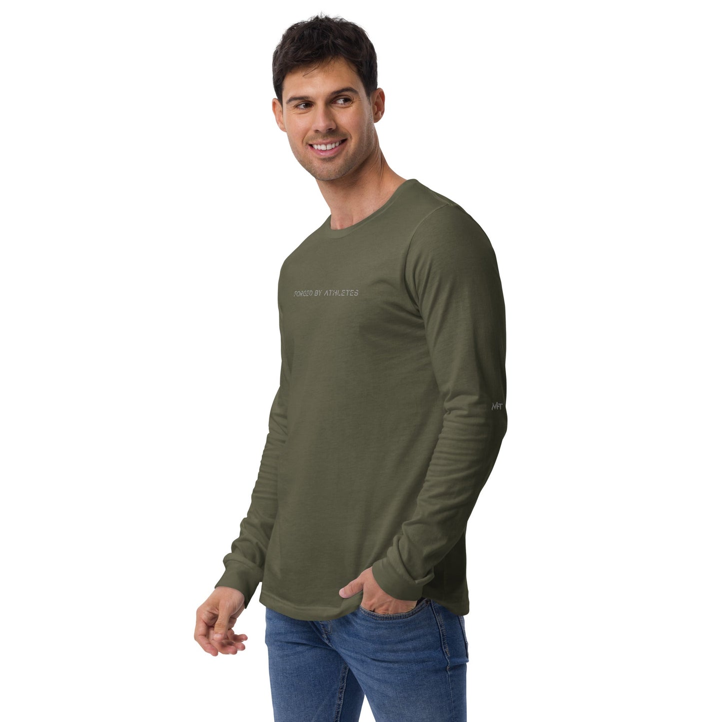 Forged by Athletes - Unisex Long Sleeve Tee by DarkByteGear