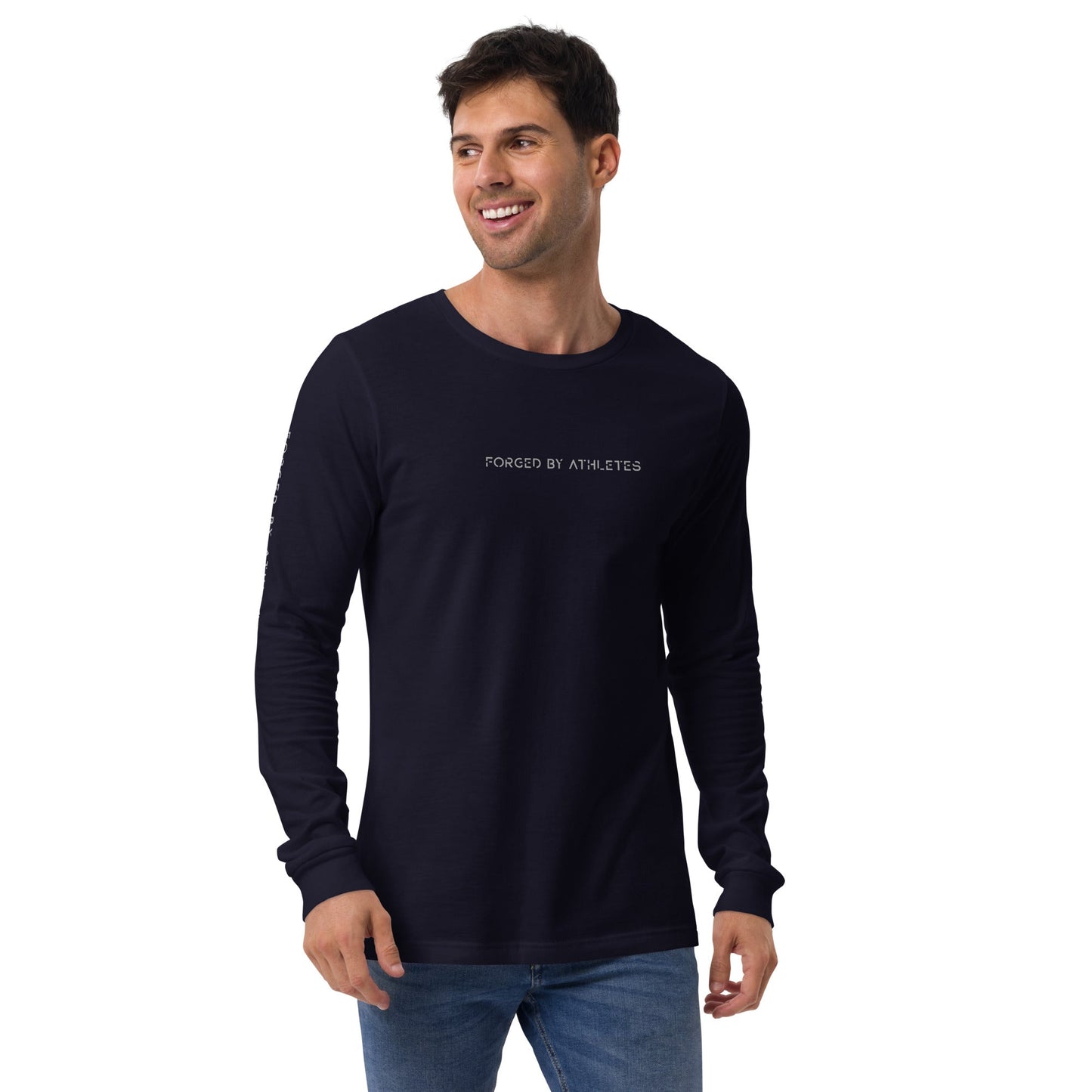 Forged by Athletes - Unisex Long Sleeve Tee by DarkByteGear