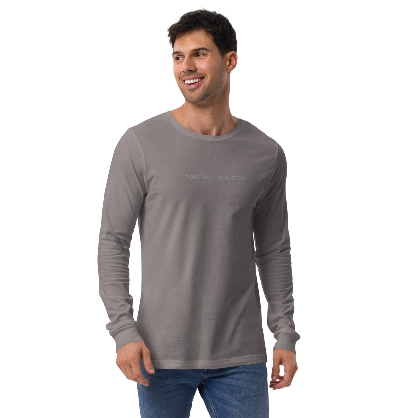 Forged by Athletes - Unisex Long Sleeve Tee by DarkByteGear