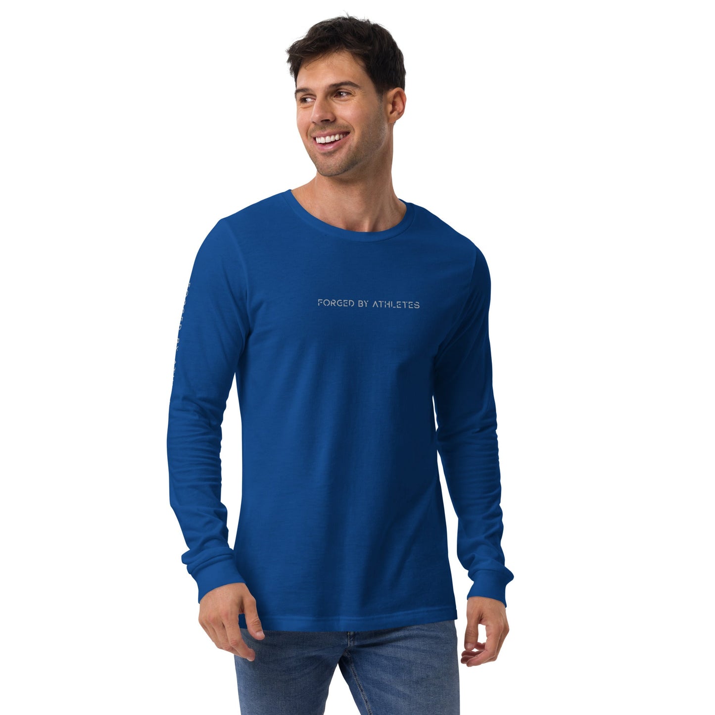 Forged by Athletes - Unisex Long Sleeve Tee by DarkByteGear
