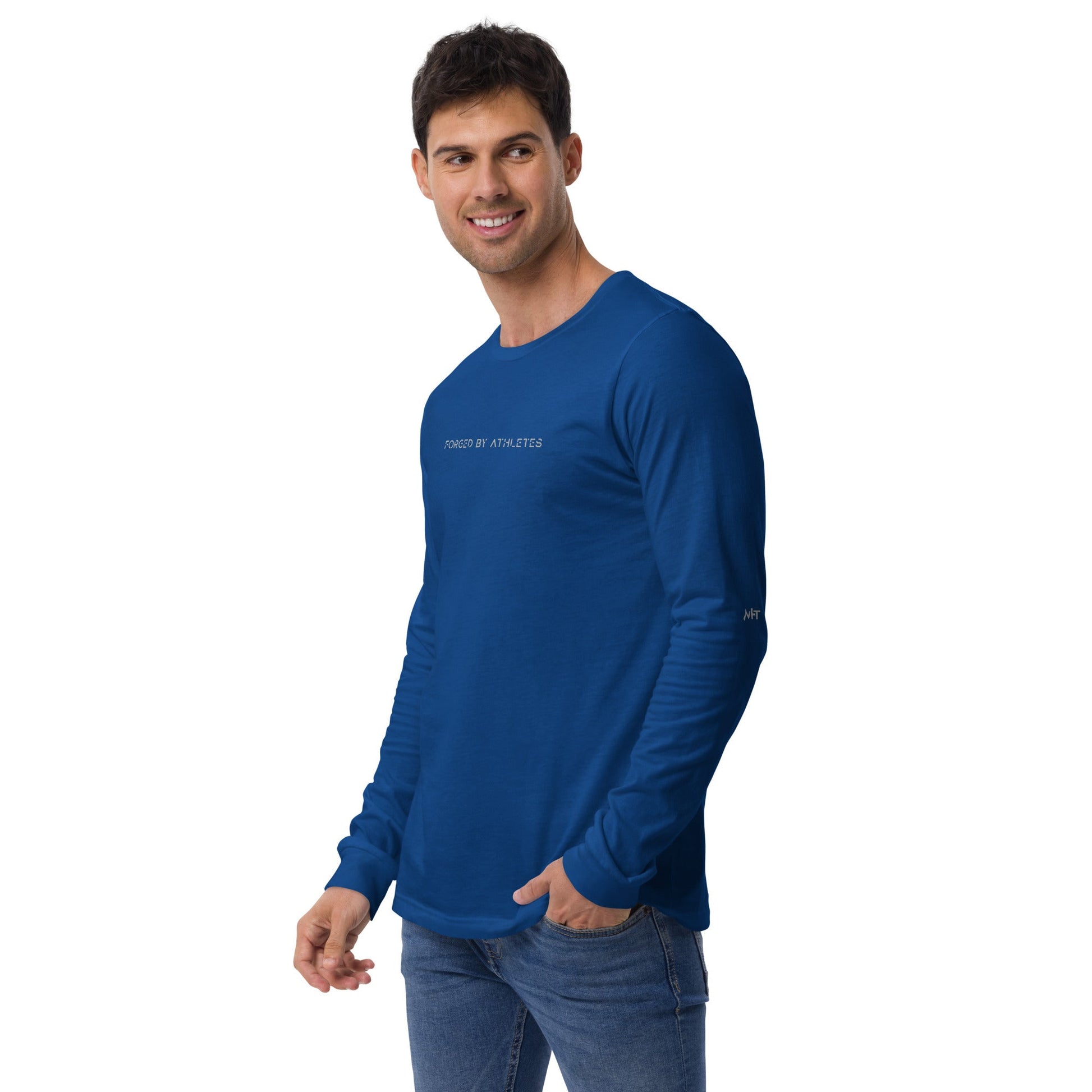Forged by Athletes - Unisex Long Sleeve Tee by DarkByteGear