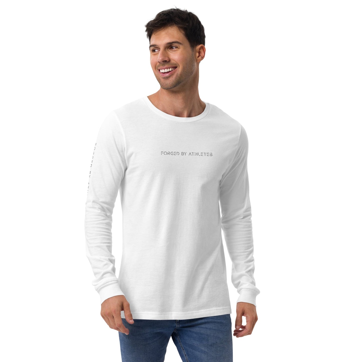 Forged by Athletes - Unisex Long Sleeve Tee by DarkByteGear