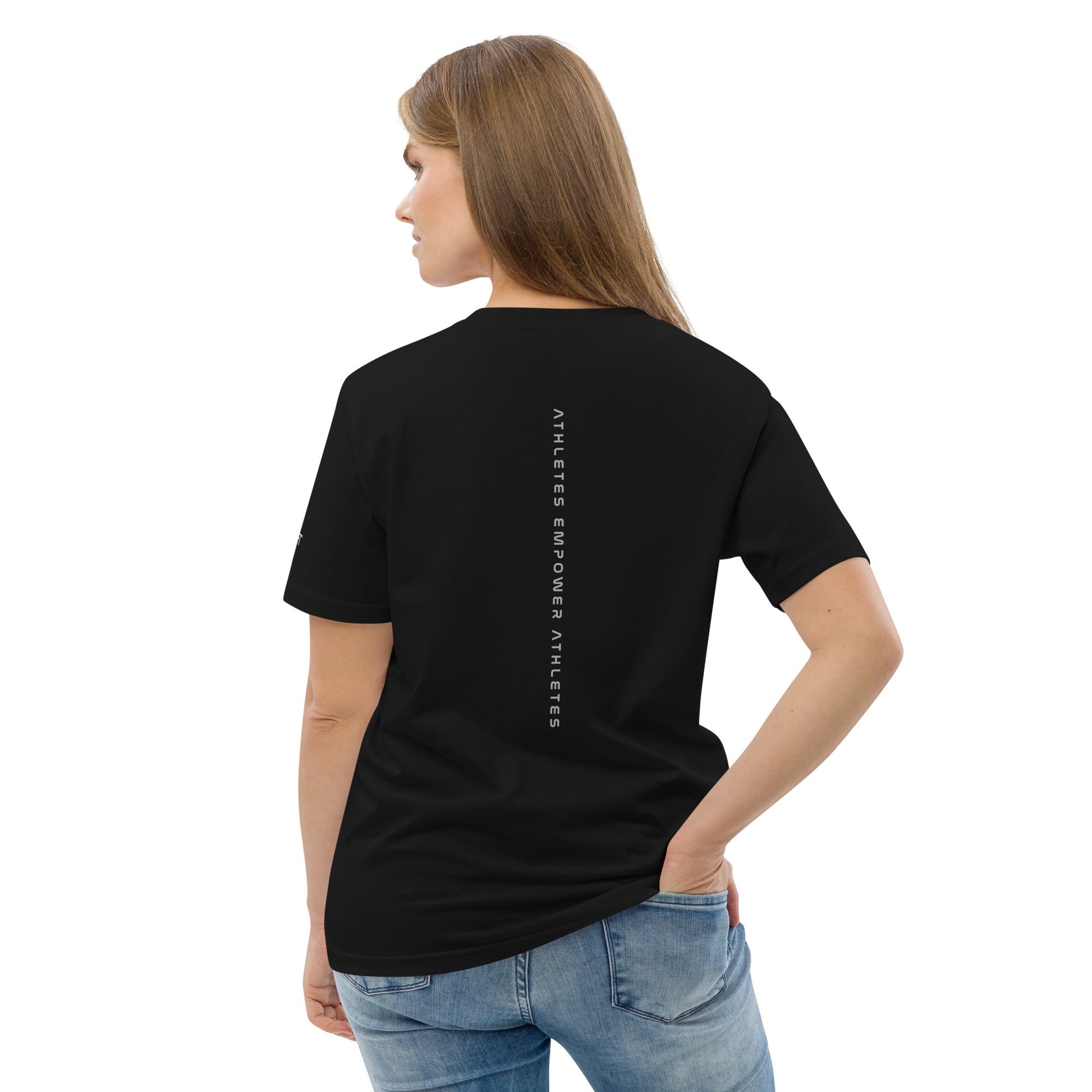 Athletes Empower Athletes - Unisex organic cotton t-shirt by DarkByteGear