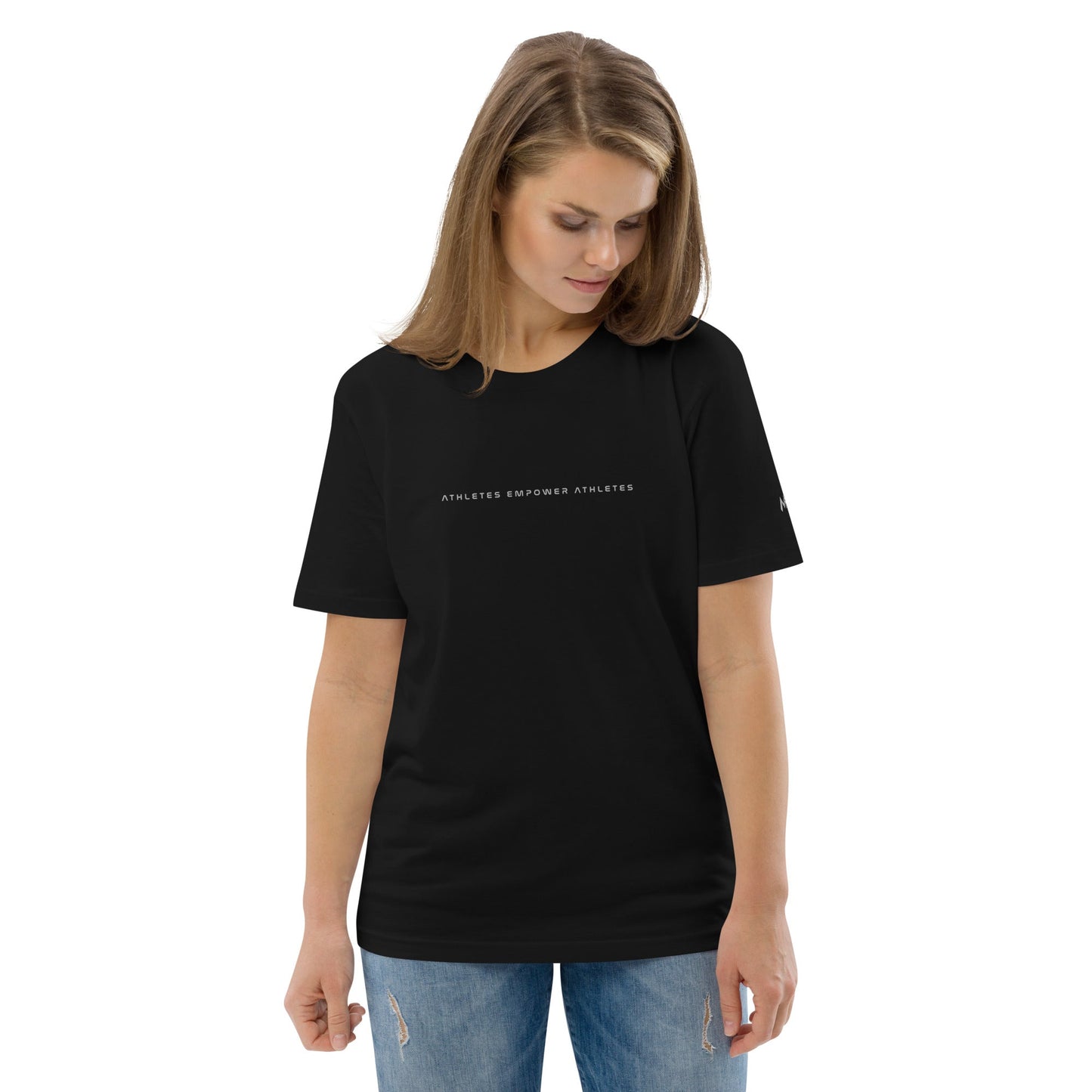 Athletes Empower Athletes - Unisex organic cotton t-shirt by DarkByteGear
