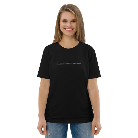 Athletes Empower Athletes - Unisex organic cotton t-shirt by DarkByteGear