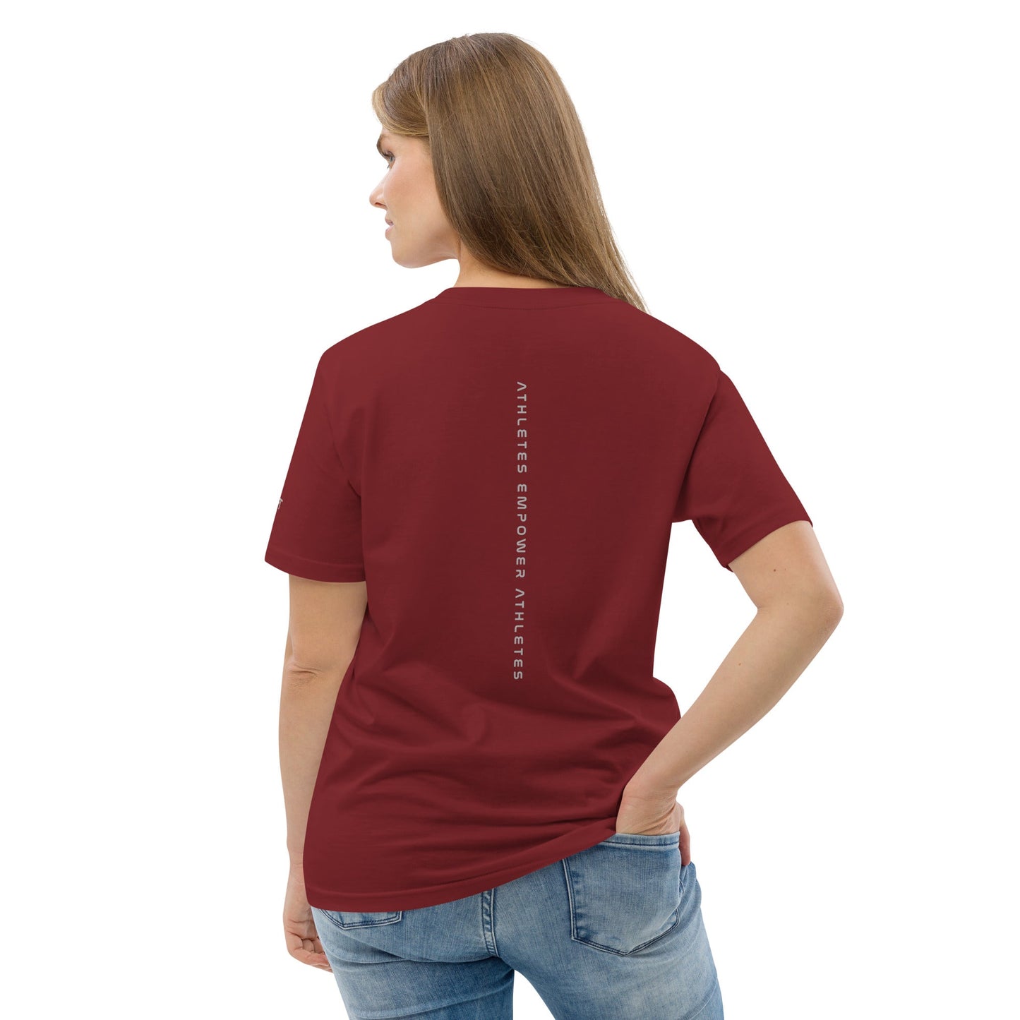 Athletes Empower Athletes - Unisex organic cotton t-shirt by DarkByteGear