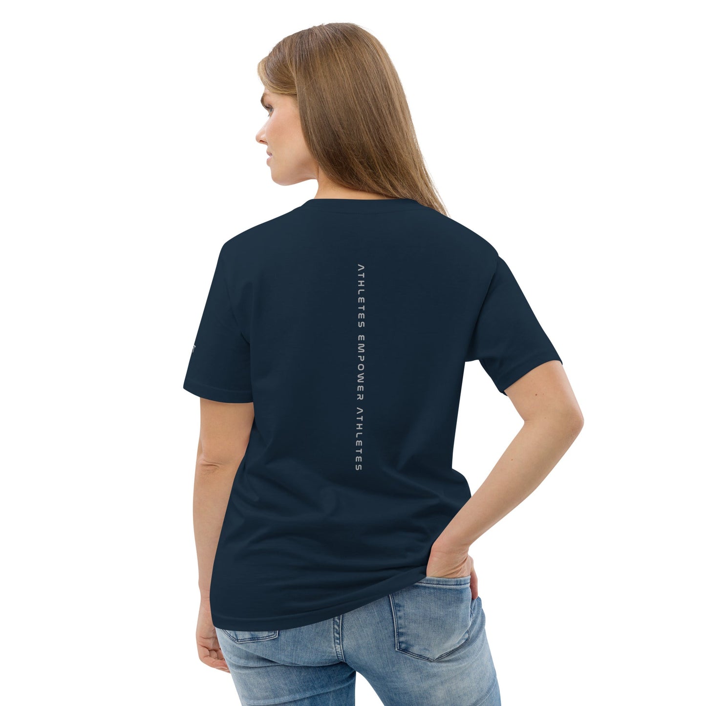 Athletes Empower Athletes - Unisex organic cotton t-shirt by DarkByteGear