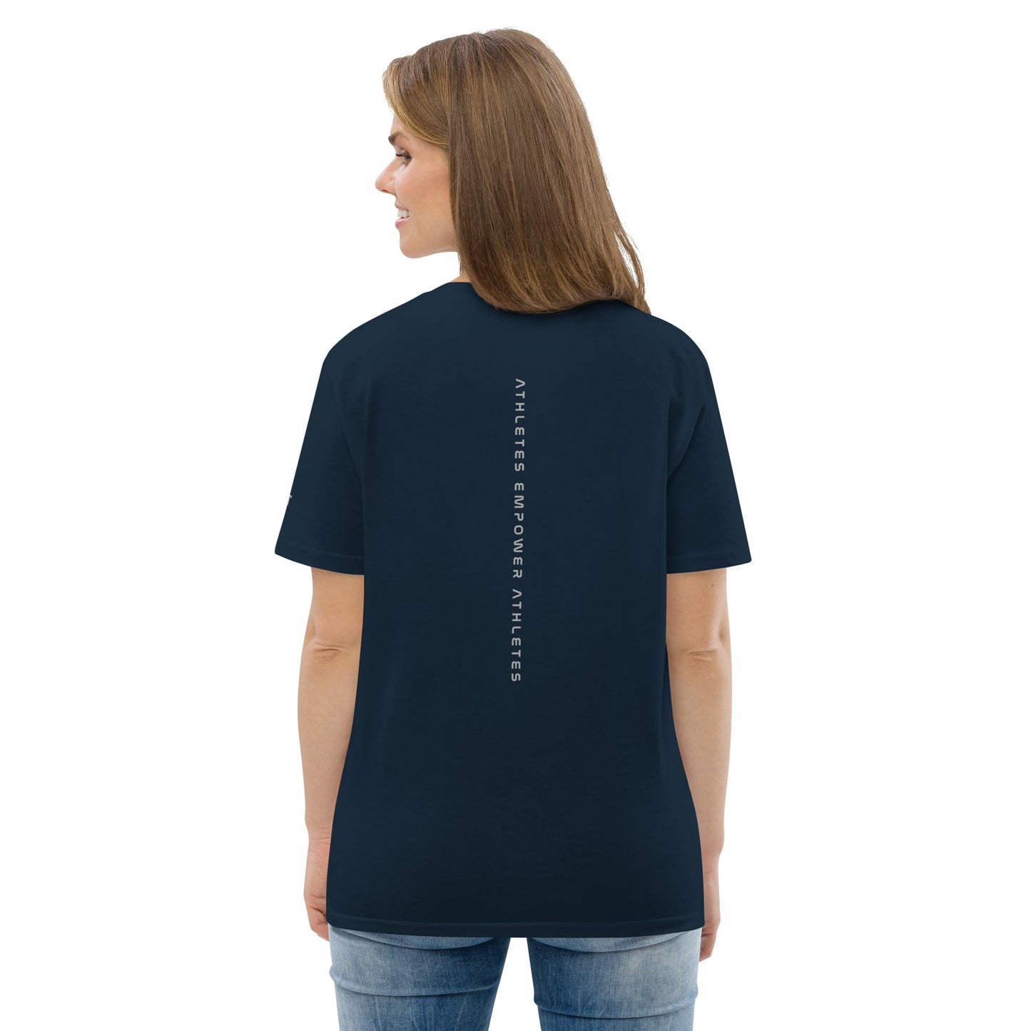 Athletes Empower Athletes - Unisex organic cotton t-shirt by DarkByteGear