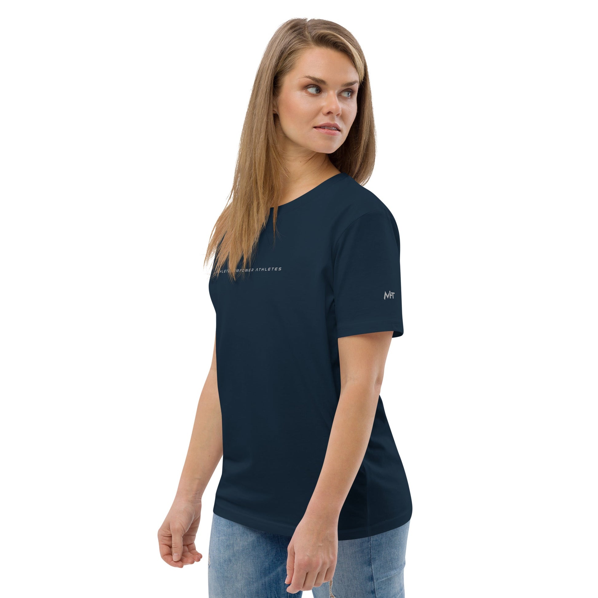 Athletes Empower Athletes - Unisex organic cotton t-shirt by DarkByteGear
