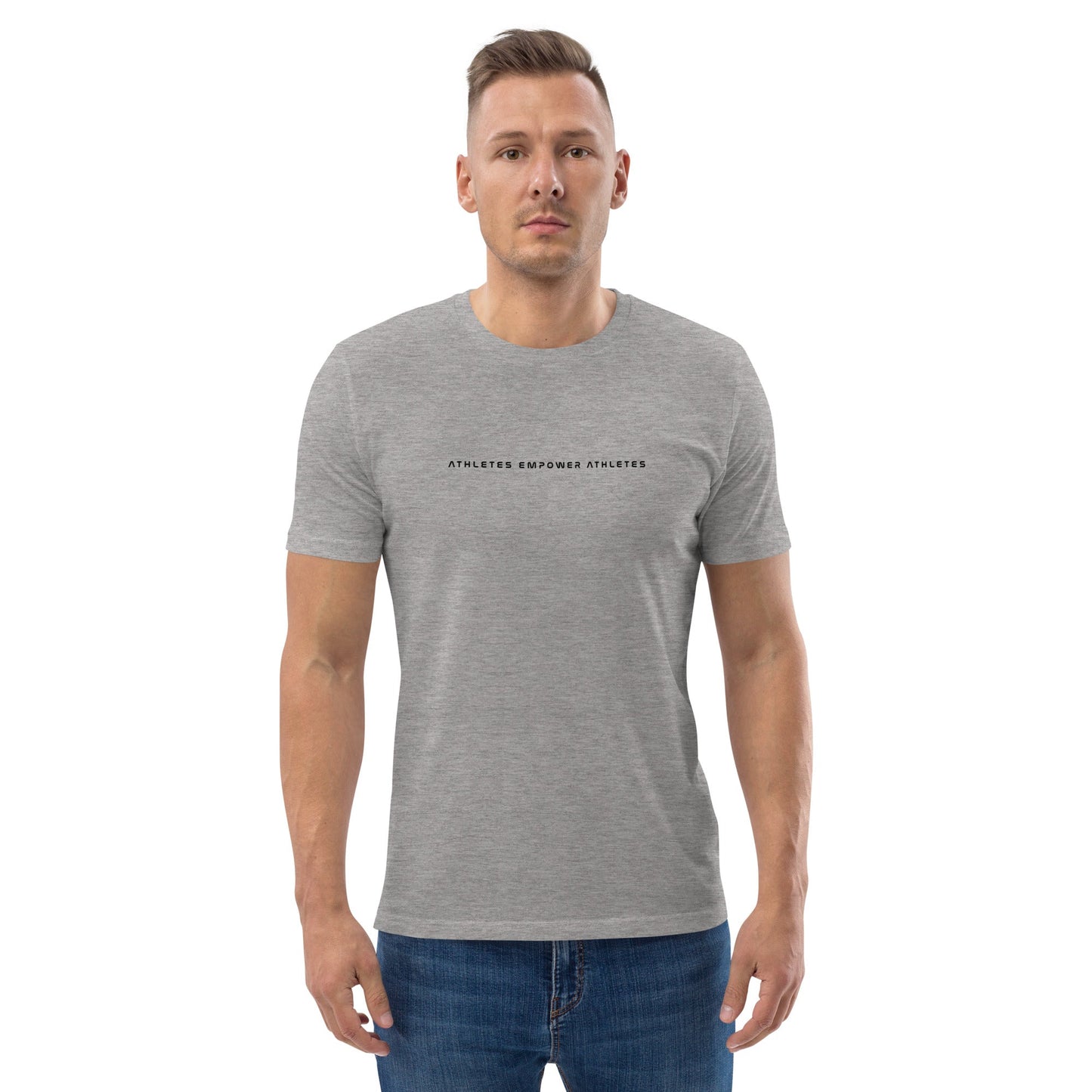 Athletes Empower Athletes - Unisex organic cotton t-shirt by DarkByteGear