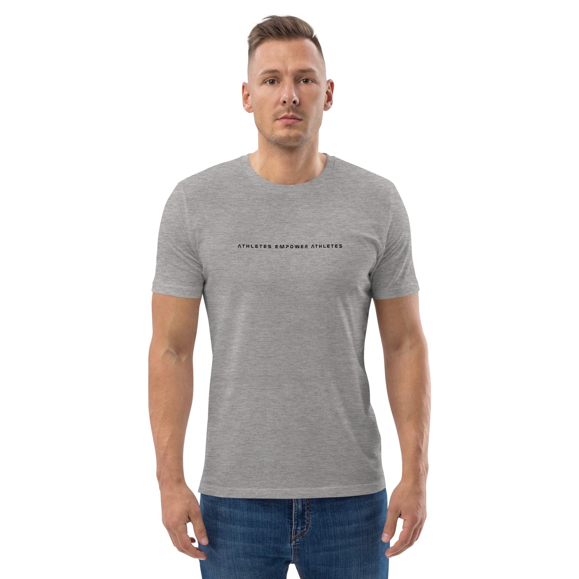 Athletes Empower Athletes - Unisex organic cotton t-shirt by DarkByteGear