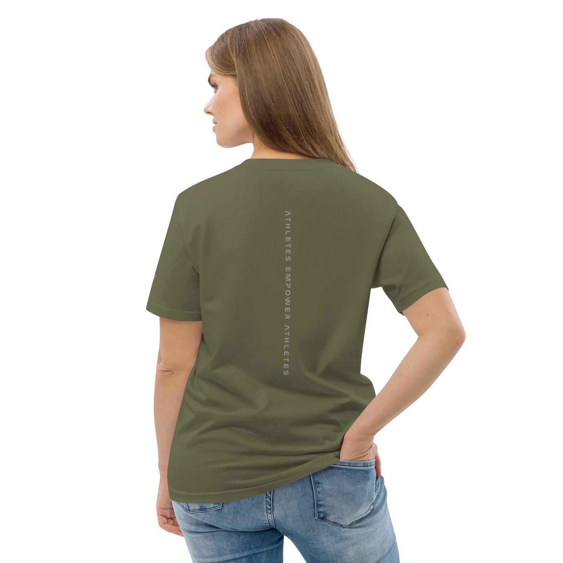 Athletes Empower Athletes - Unisex organic cotton t-shirt by DarkByteGear