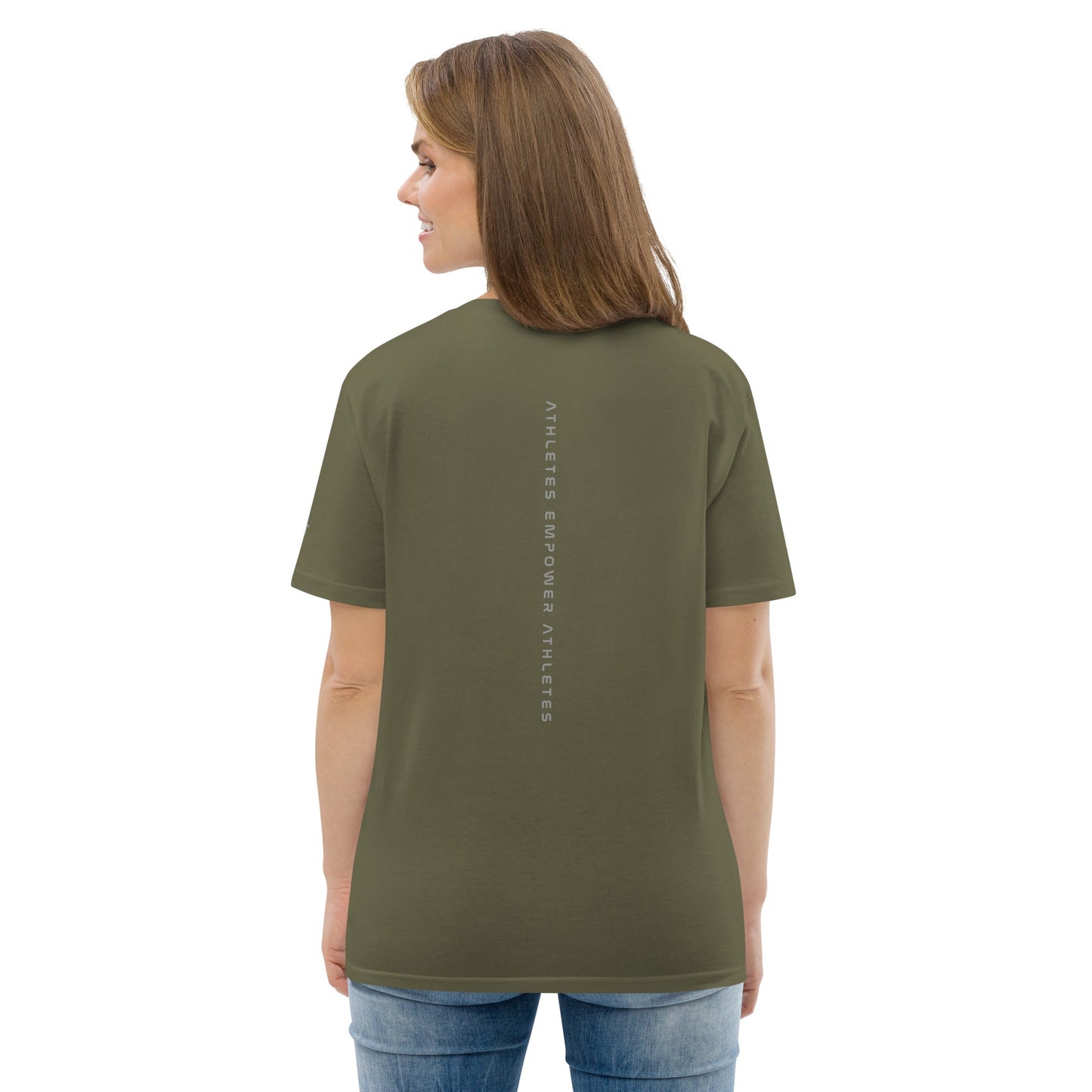 Athletes Empower Athletes - Unisex organic cotton t-shirt by DarkByteGear