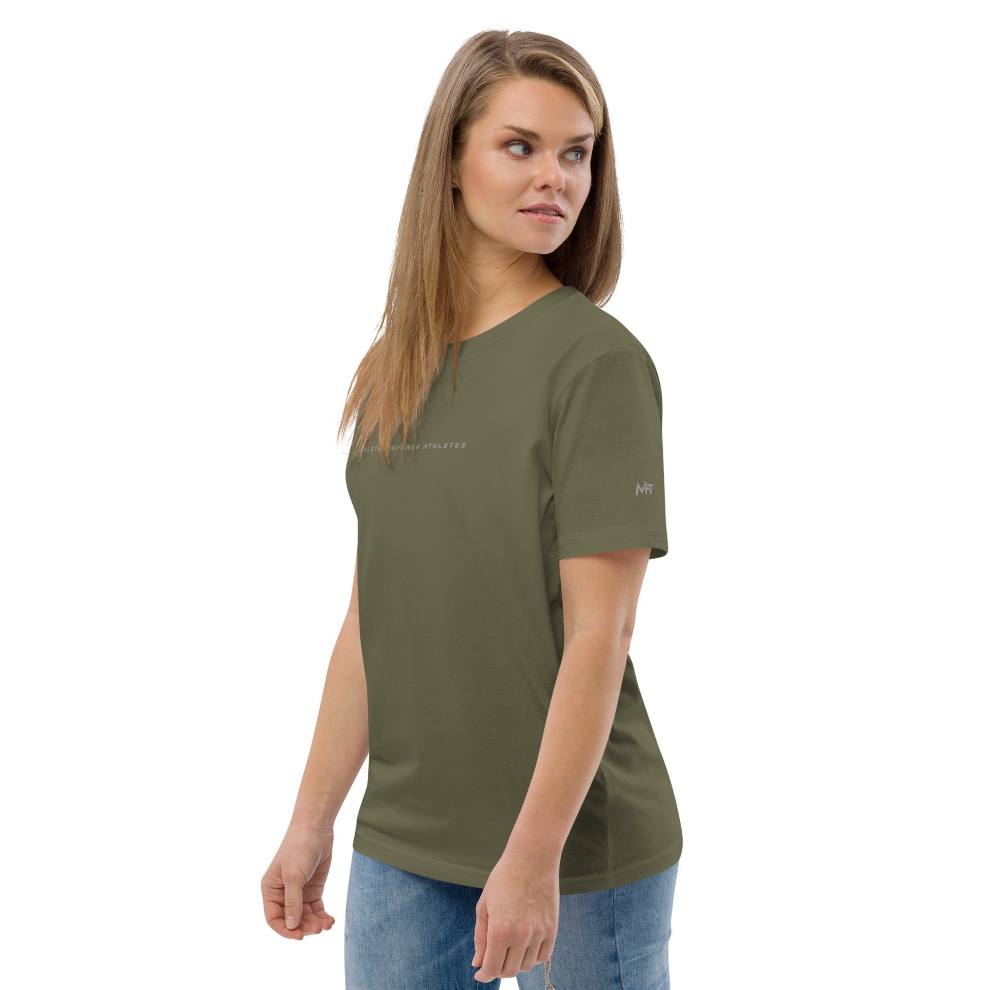 Athletes Empower Athletes - Unisex organic cotton t-shirt by DarkByteGear