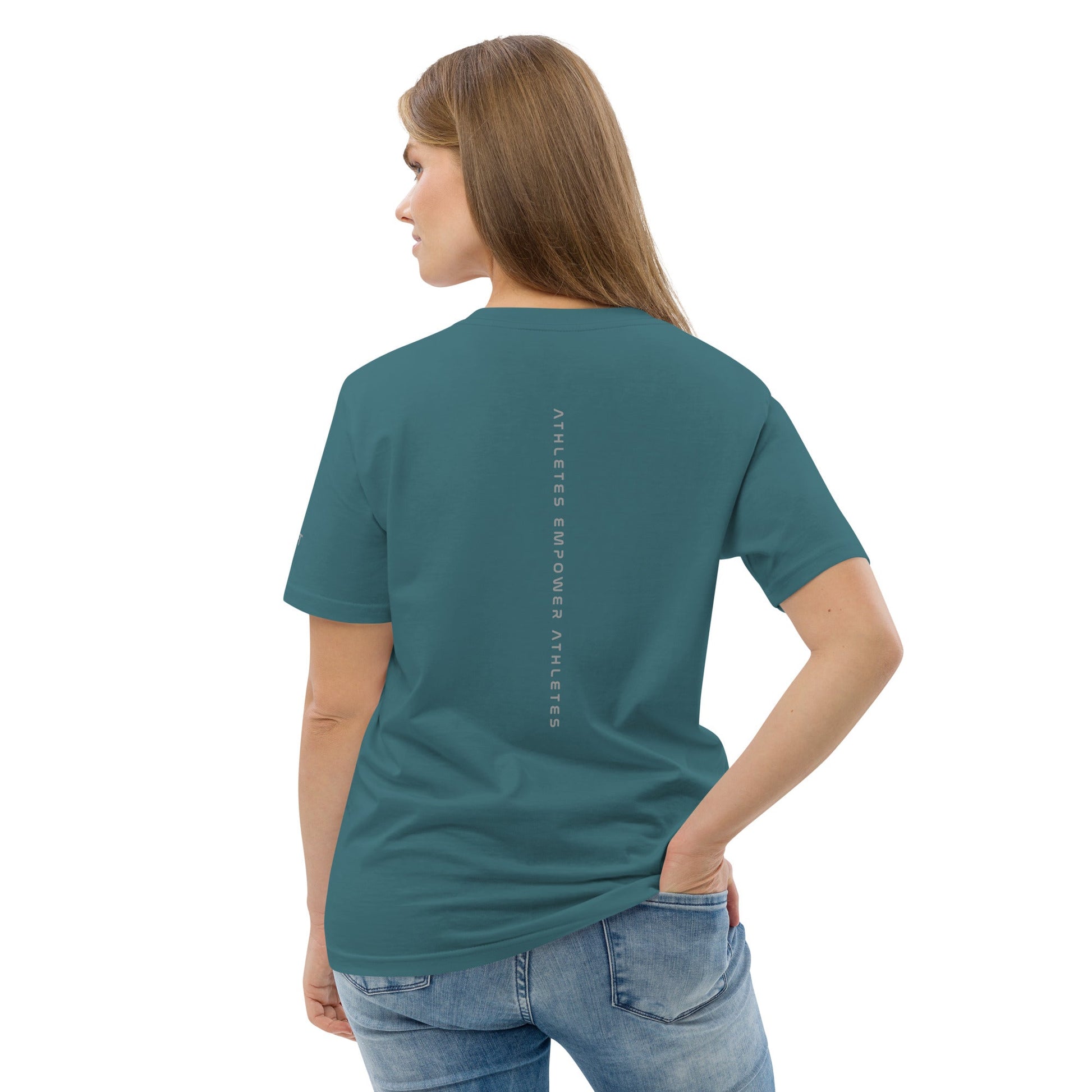 Athletes Empower Athletes - Unisex organic cotton t-shirt by DarkByteGear