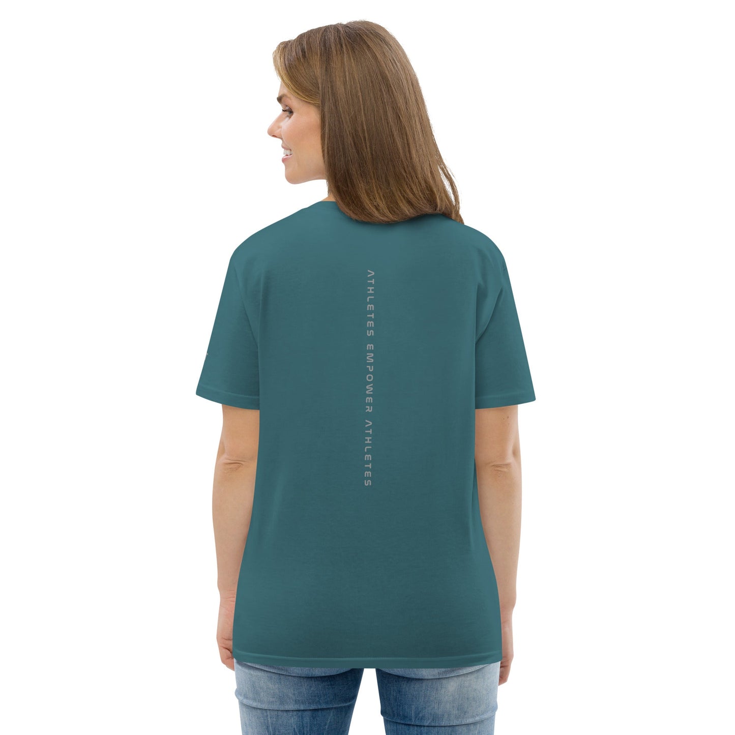 Athletes Empower Athletes - Unisex organic cotton t-shirt by DarkByteGear